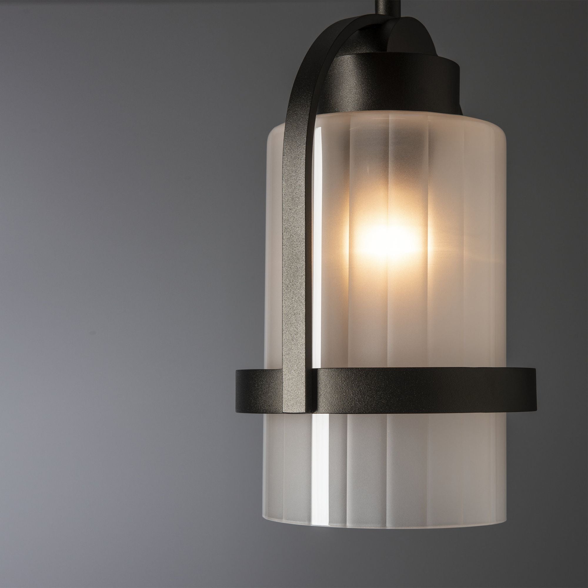 Alcove Outdoor Pendant 1-Light Frosted Glass (FD) in Coastal Oil Rubbed Bronze