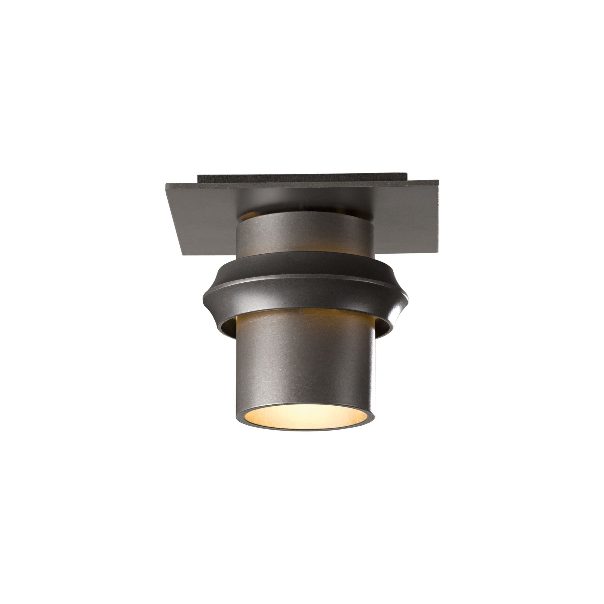 Twilight Small Dark Sky Friendly Outdoor Semi-Flush 1-Light in Coastal Dark Smoke