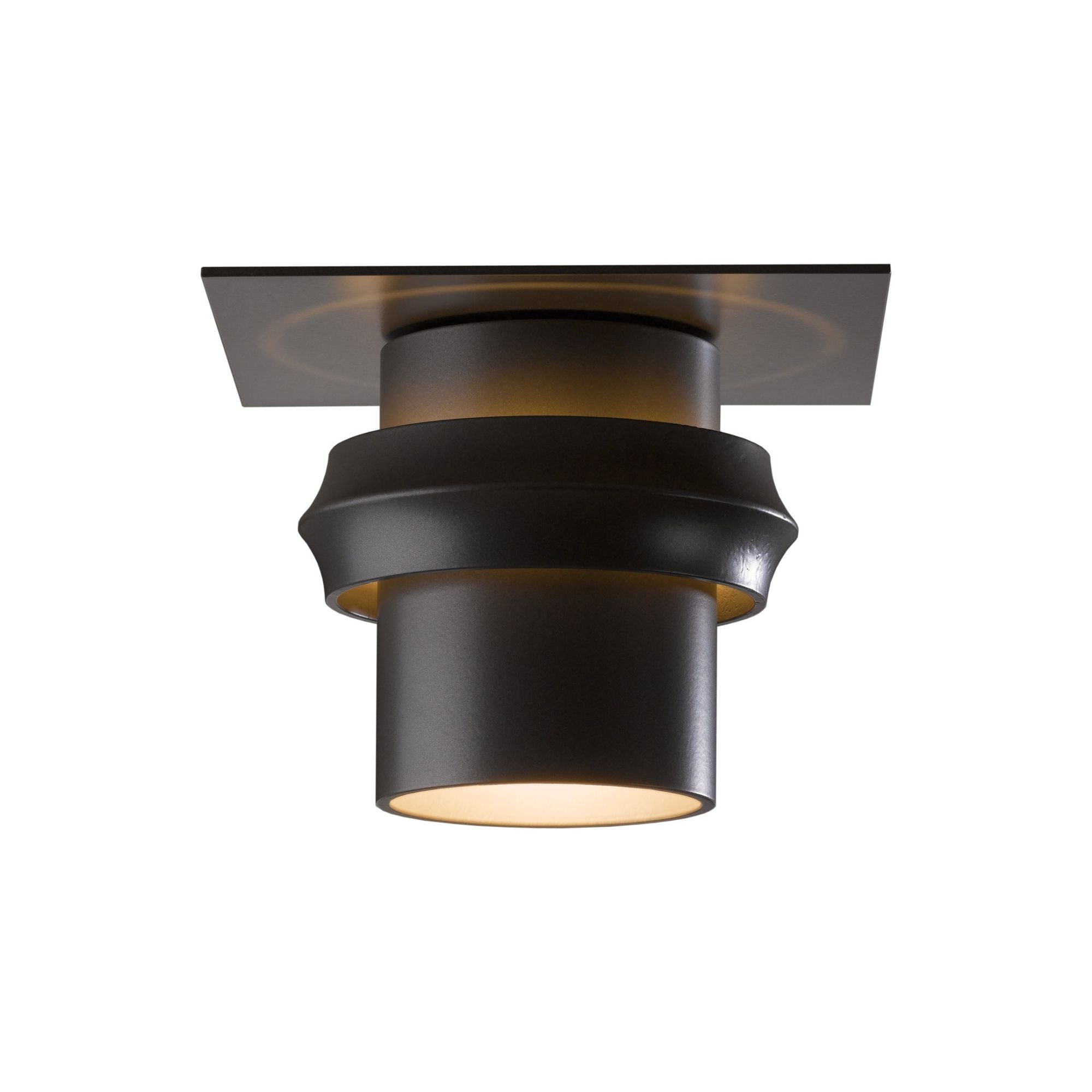 Twilight Dark Sky Friendly Outdoor Semi-Flush 1-Light in Coastal Oil Rubbed Bronze