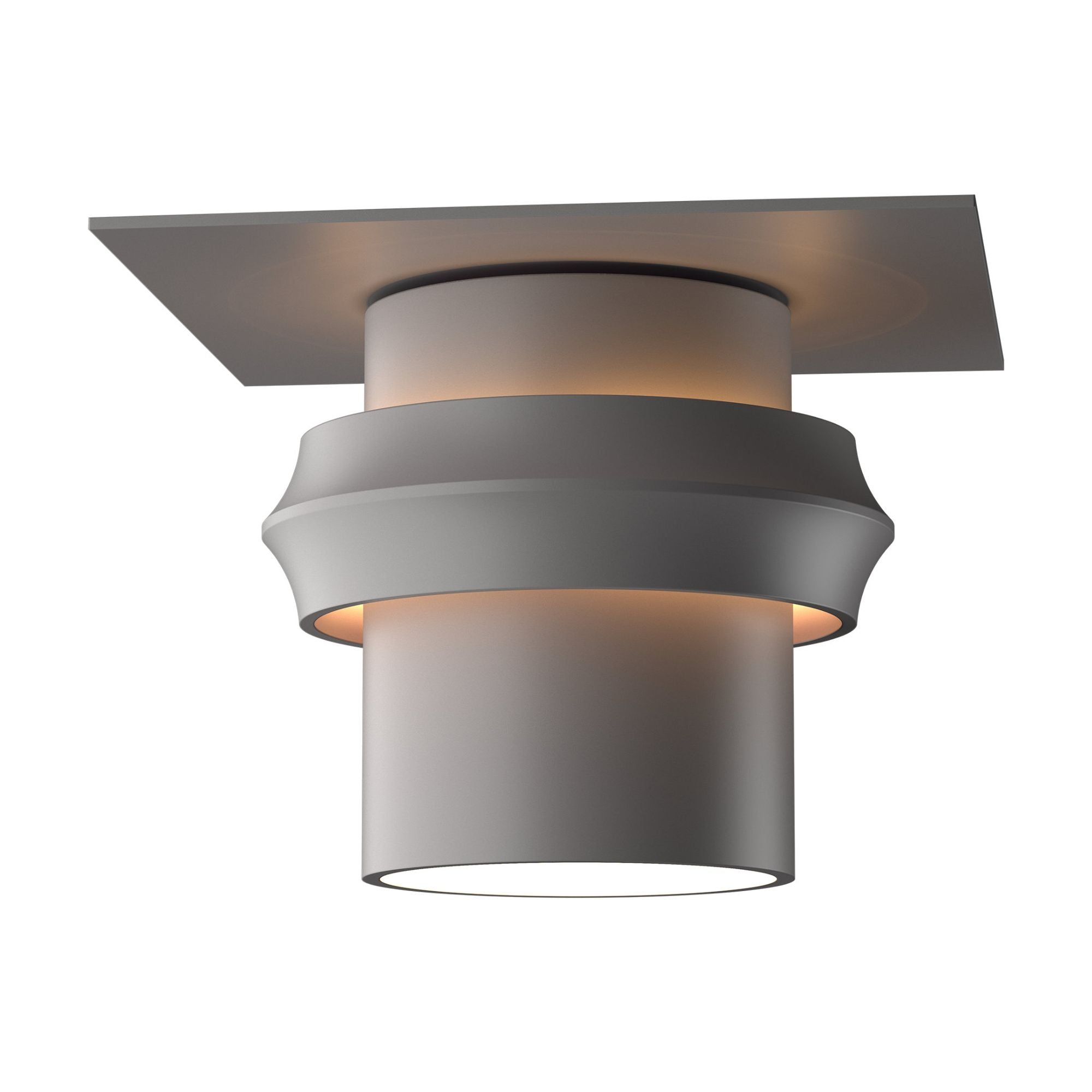 Twilight Dark Sky Friendly Outdoor Semi-Flush 1-Light in Coastal Burnished Steel