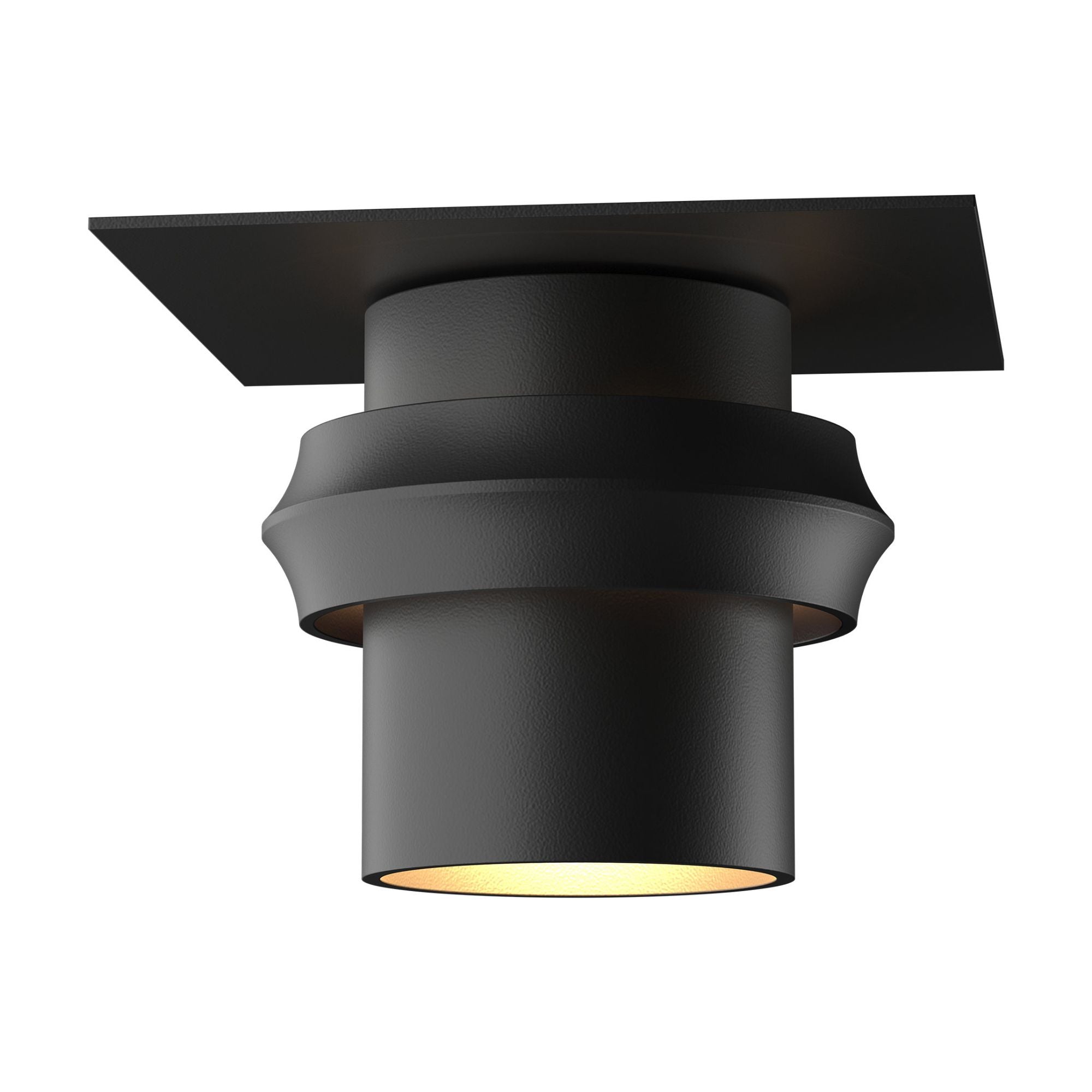 Twilight Dark Sky Friendly Outdoor Semi-Flush 1-Light in Coastal Black