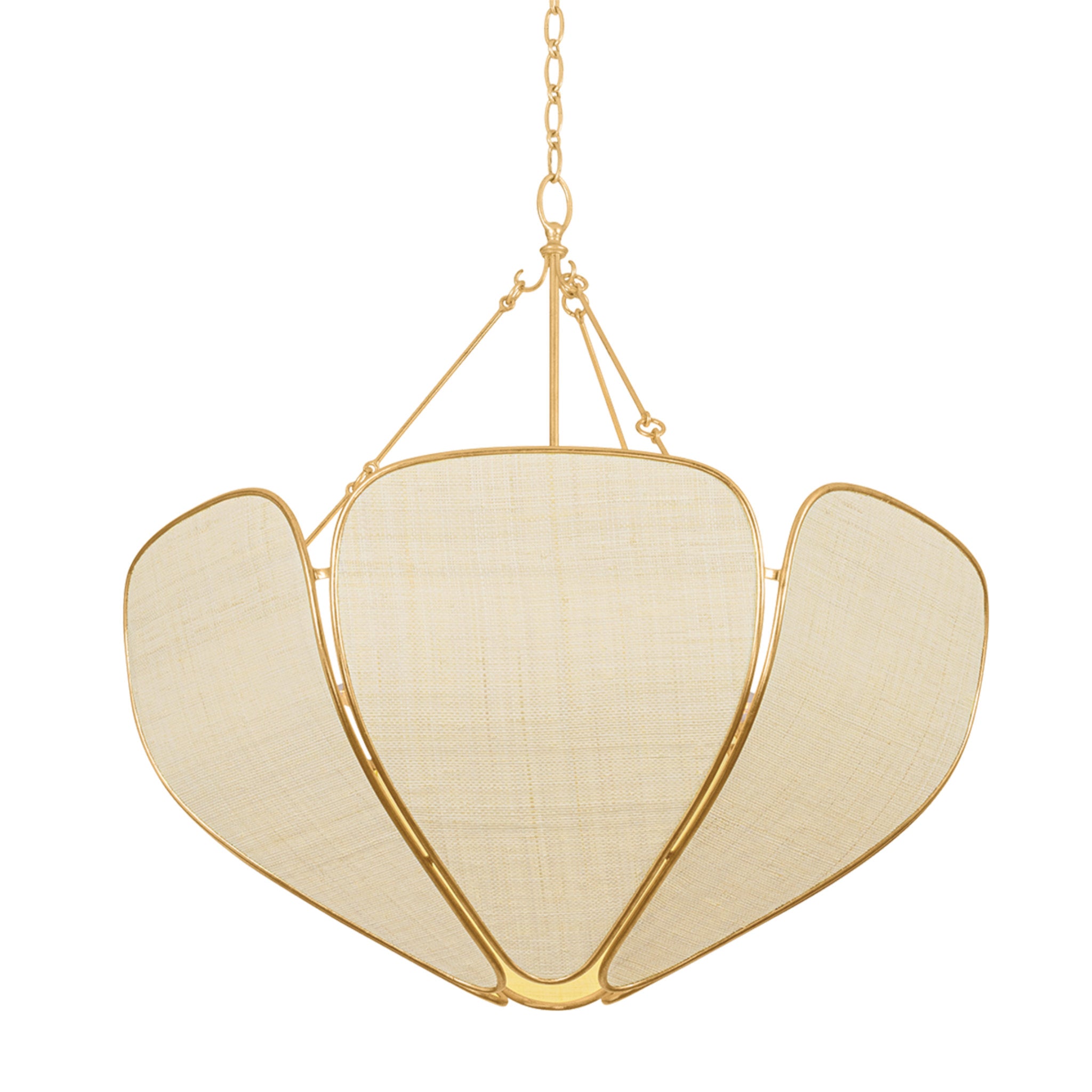 Bayville 6-Light Pendant in Vintage Gold Leaf 31.75W x 32.75H