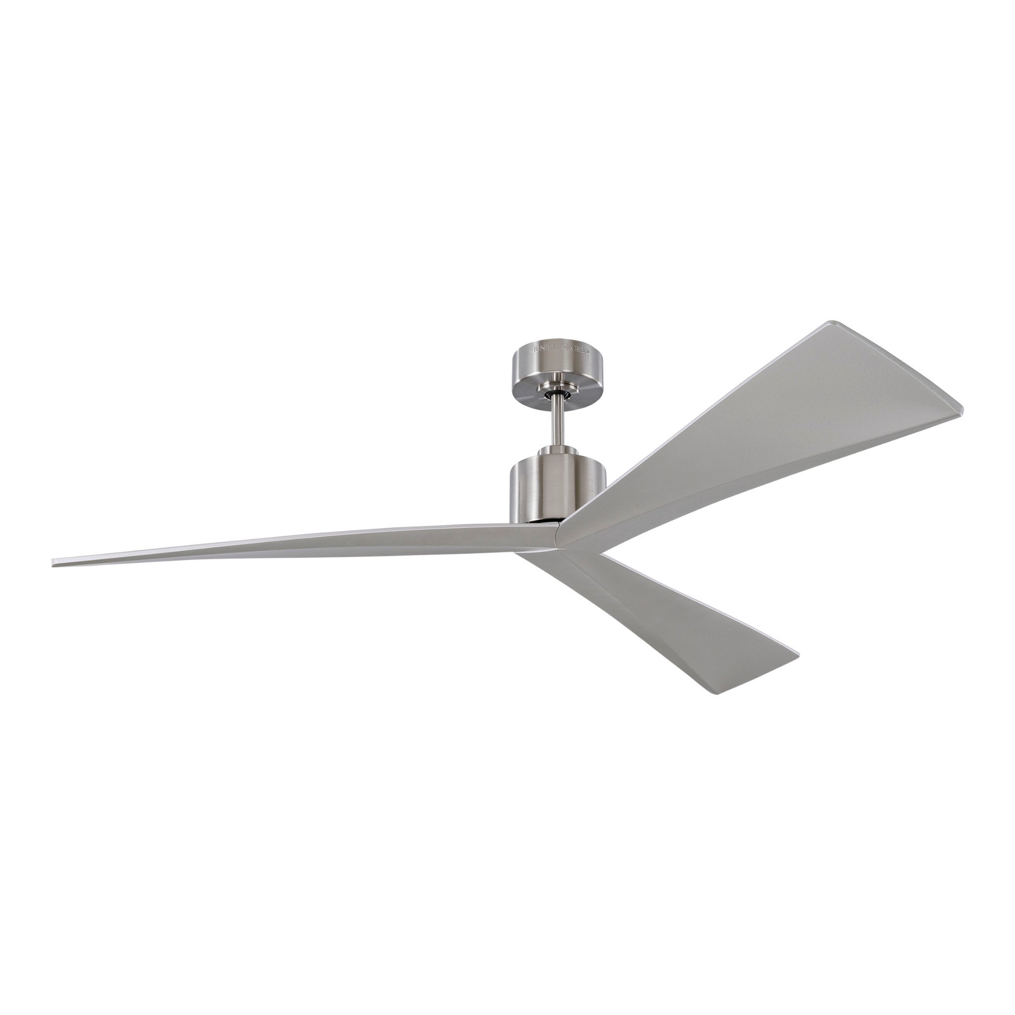 Sean Lavin Adler 60" Ceiling Fan in Brushed Steel w/ Silver ABS Blade D:60'' H:12 1/2''