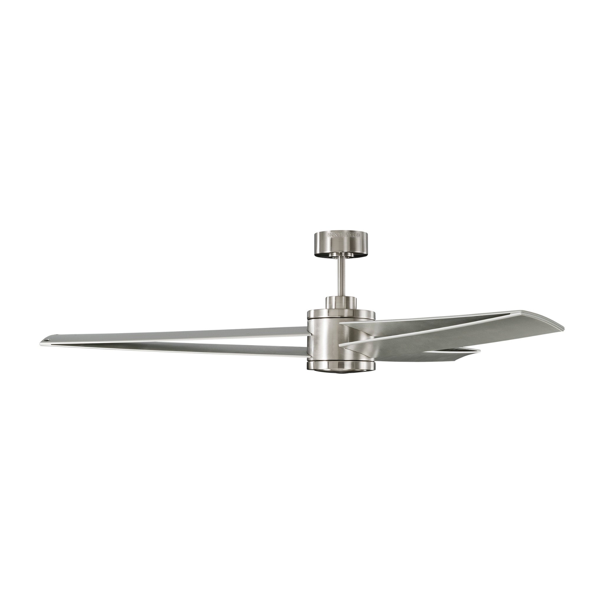 Sean Lavin Armstrong 60" LED Ceiling Fan in Brushed Steel w/ Silver Blade D:60'' H:14 3/32''