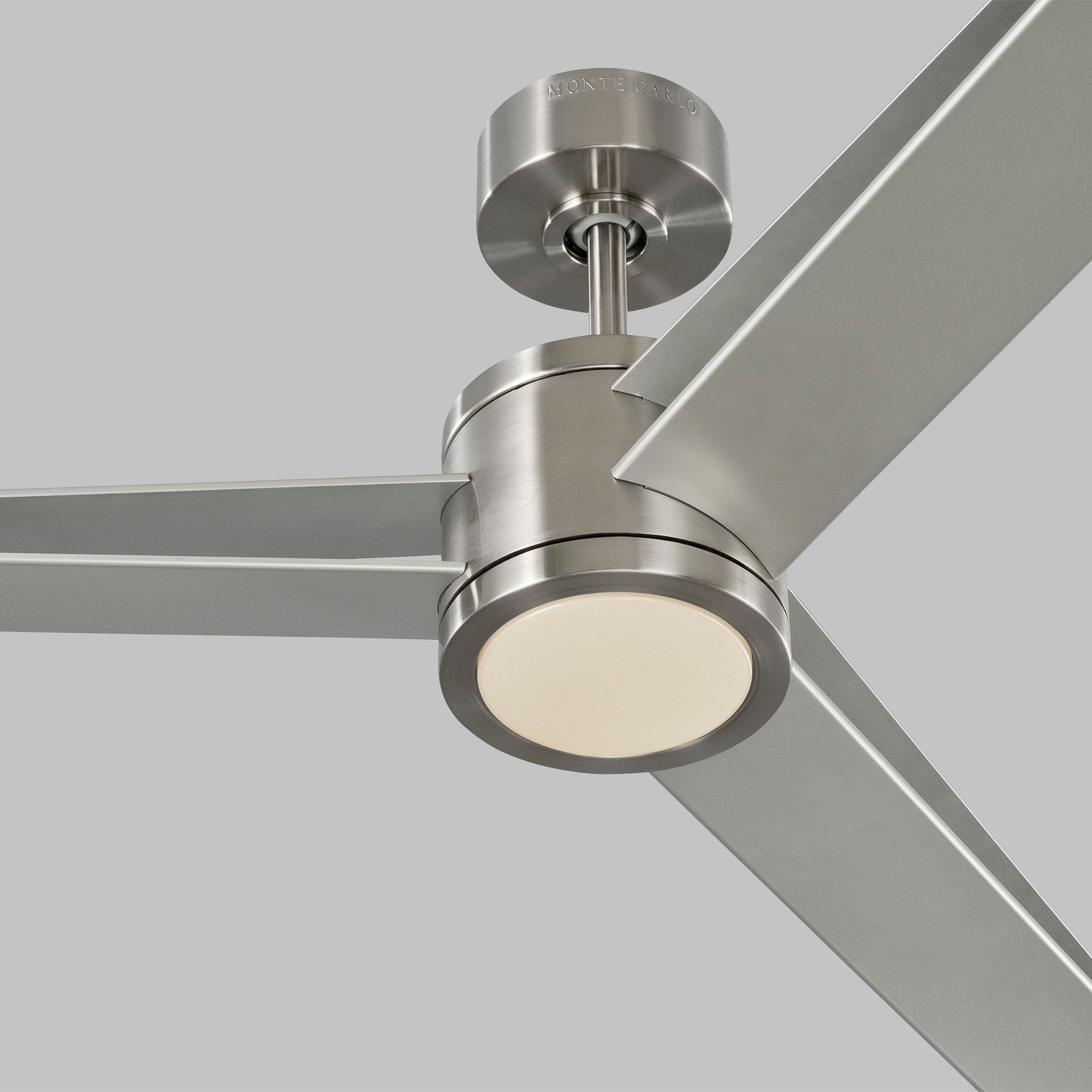 Sean Lavin Armstrong 60" LED Ceiling Fan in Brushed Steel w/ Silver Blade D:60'' H:14 3/32''