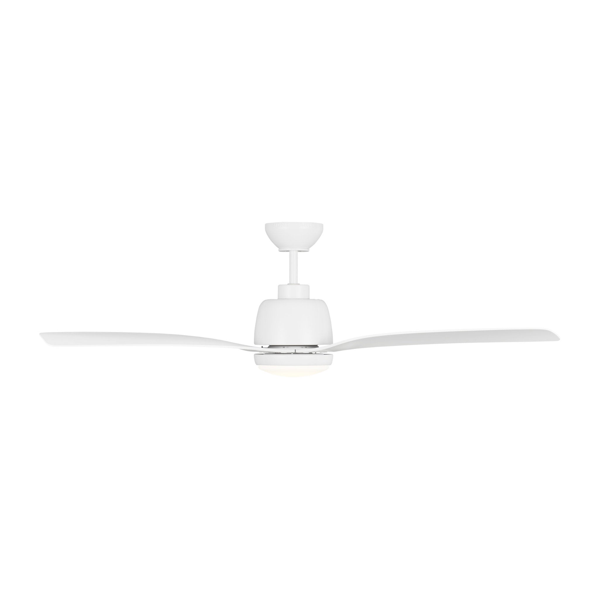 Avila 52" LED Ceiling Fan in Matte White w/ Matte White Blade D:54'' H:16 3/16''