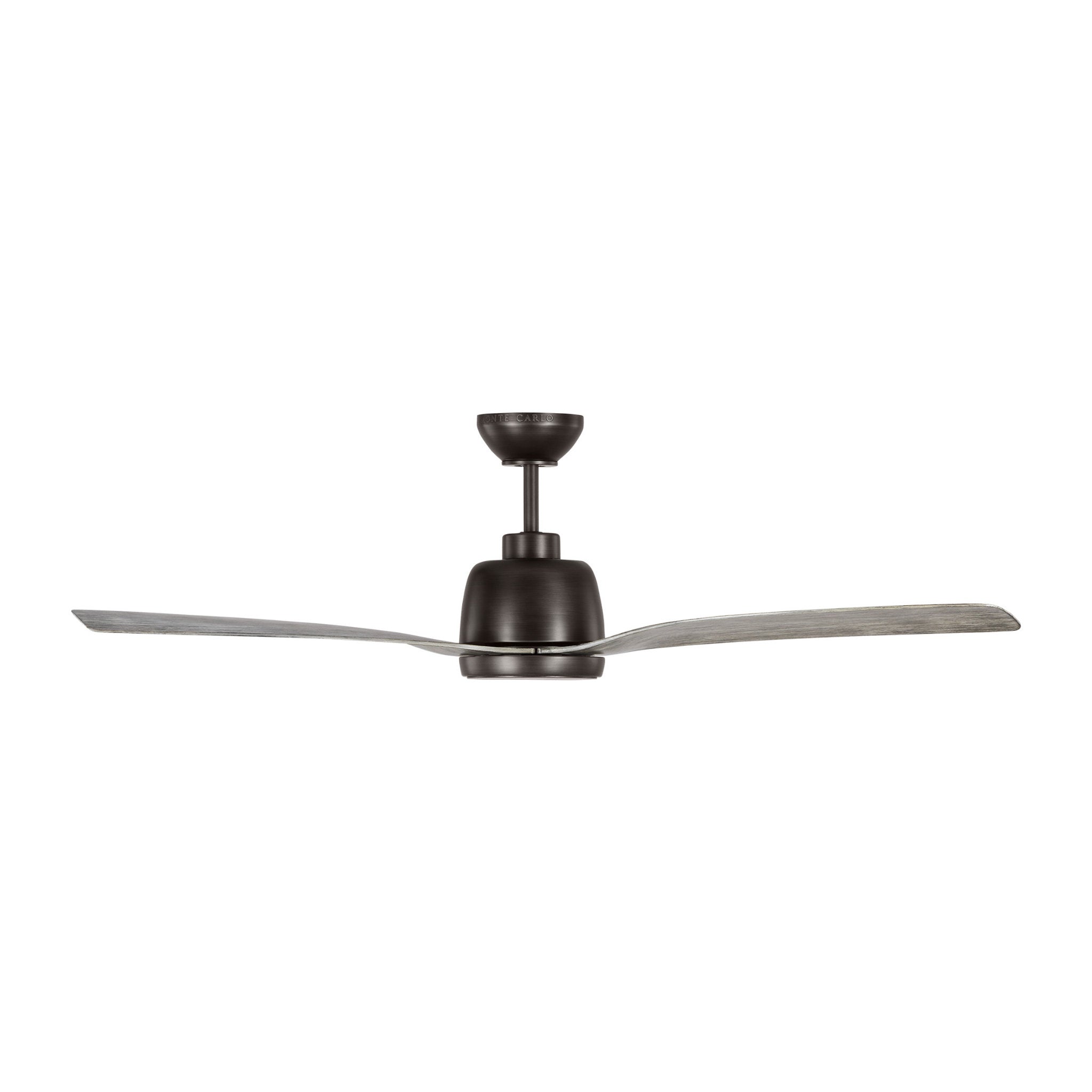Avila 54" LED Ceiling Fan in Aged Pewter w/ Light Grey Weathered Oak Blade D:54'' H:15 1/2''