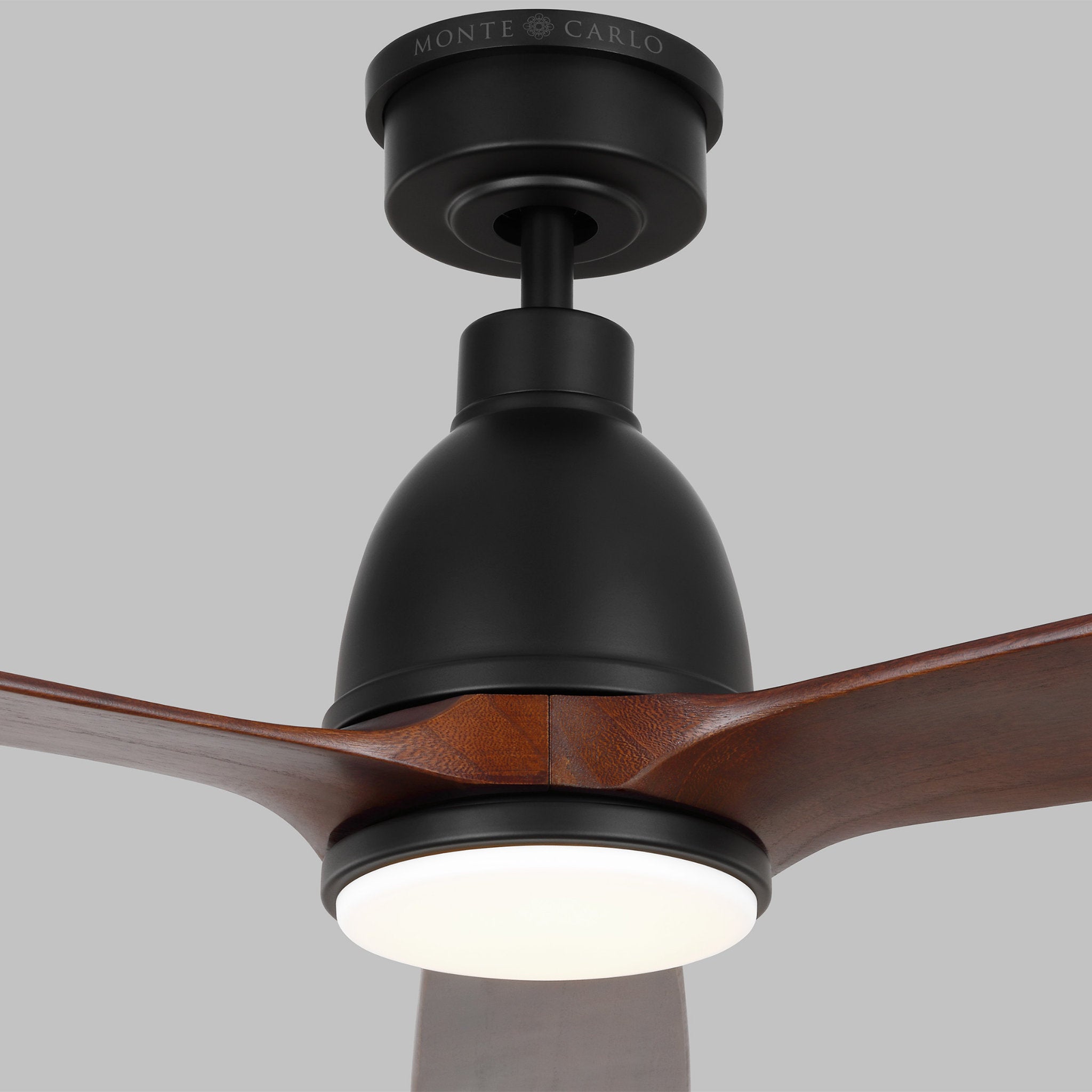 Chapman & Myers Bryden 60" LED Ceiling Fan in Midnight Black w/ Midnight Black Blade D:60'' H:14 19/32''