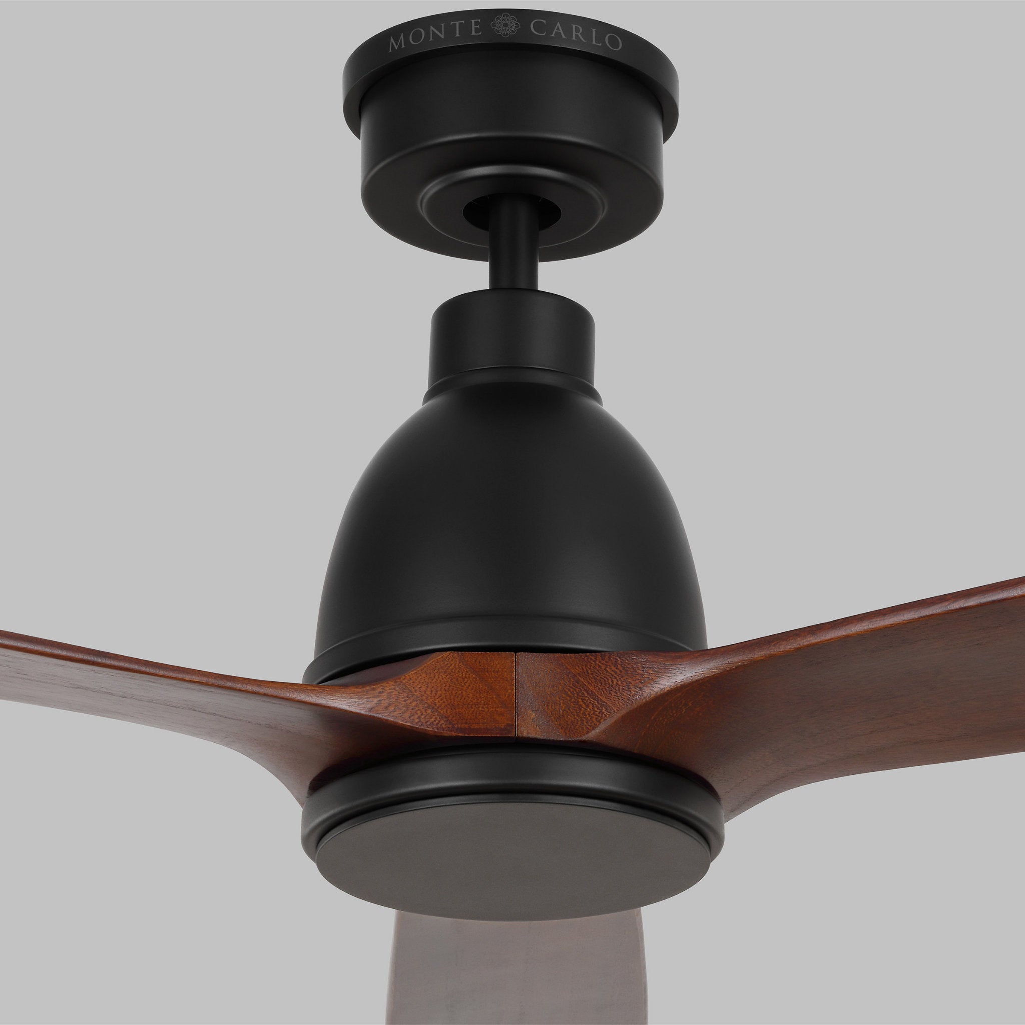 Chapman & Myers Bryden 60" LED Ceiling Fan in Midnight Black w/ Midnight Black Blade D:60'' H:14 19/32''