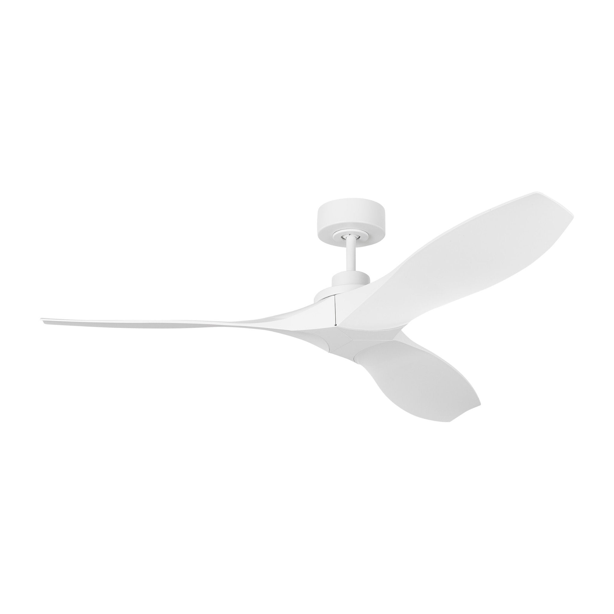 Collins 52" Ceiling Fan in Matte White w/ Matte White Blade D:52'' H:11 13/16''
