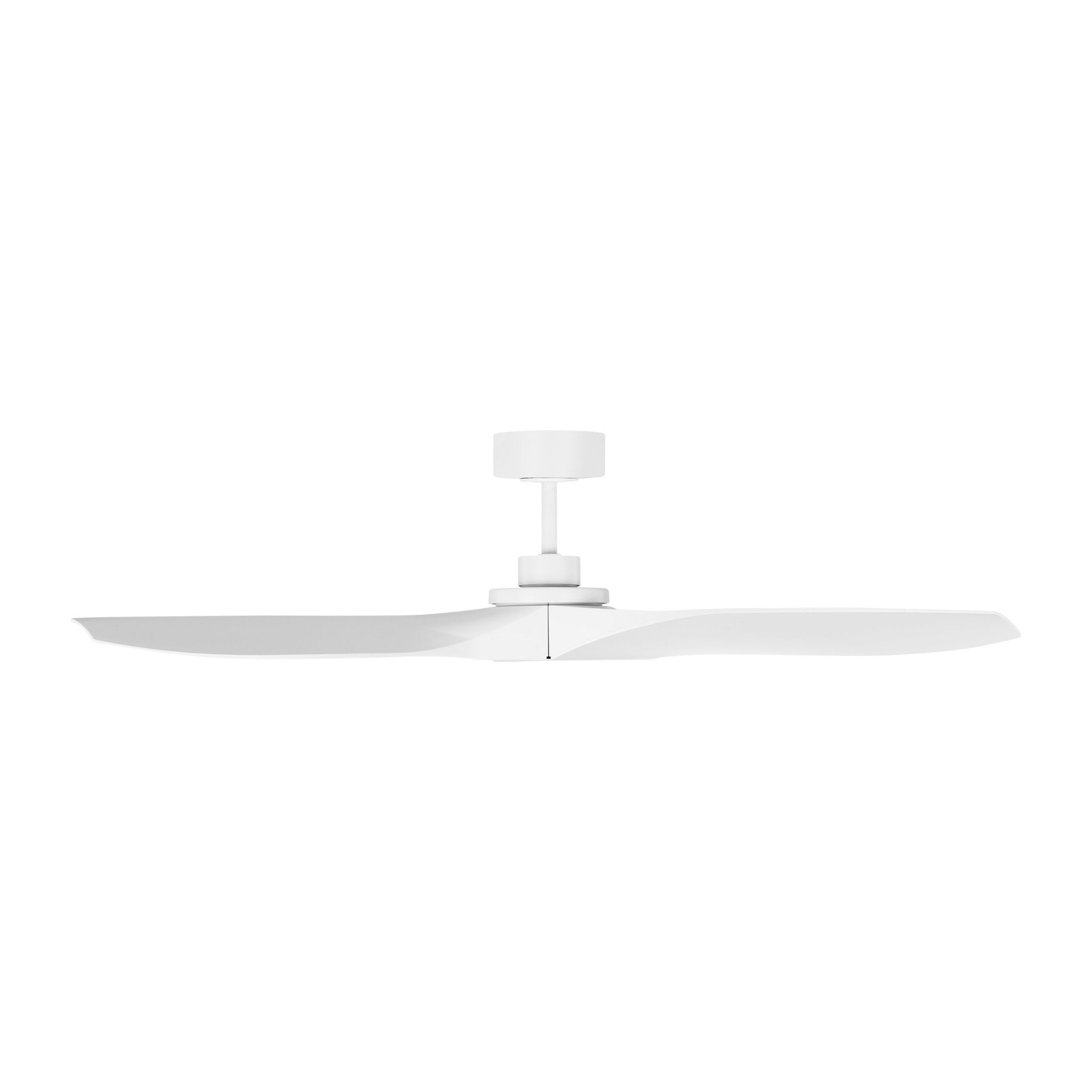 Collins 52" Ceiling Fan in Matte White w/ Matte White Blade D:52'' H:11 13/16''