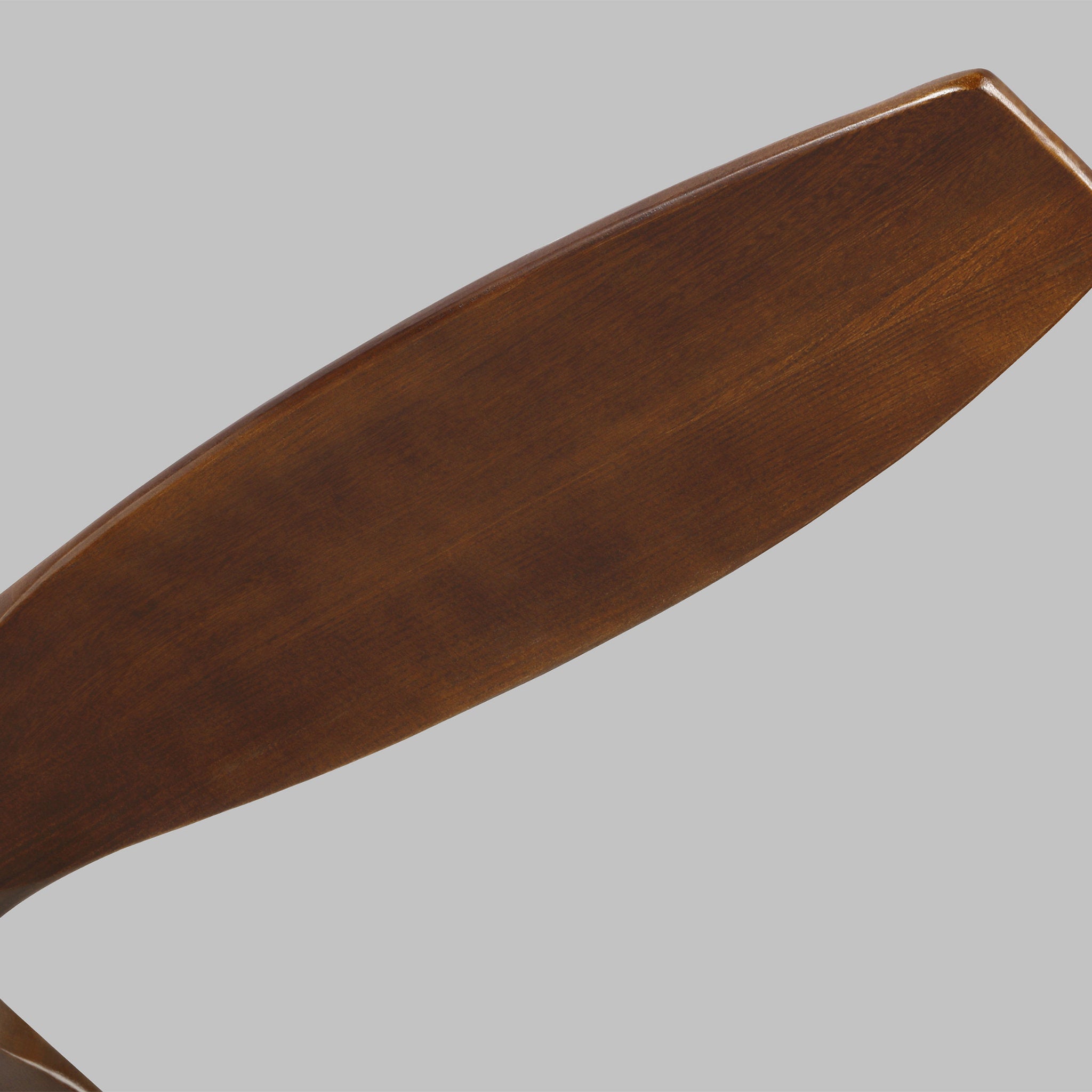 Sean Lavin Collins 60" Ceiling Fan in Brushed Steel w/ Dark Walnut Blade D:60'' H:12 1/2''