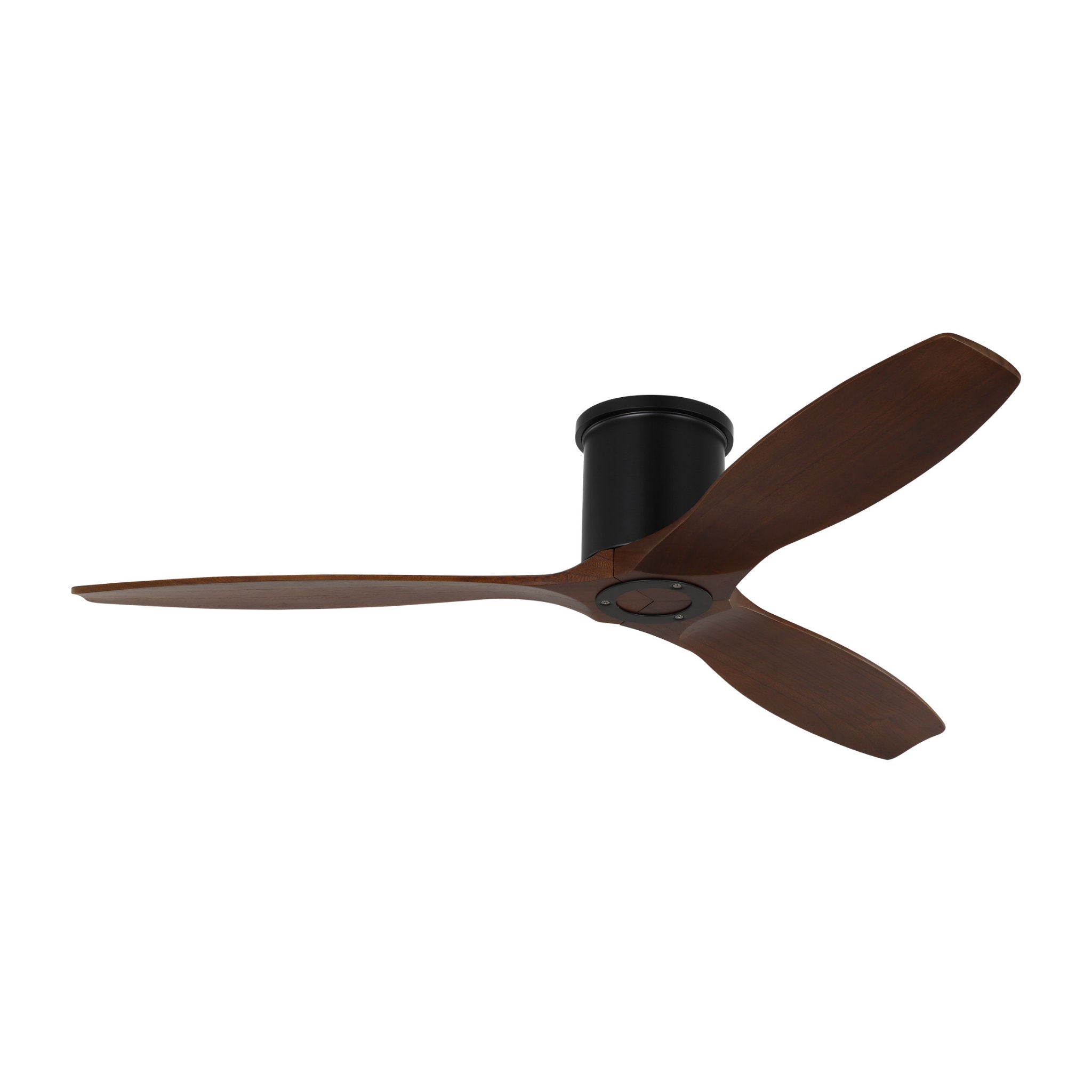 Collins 52" Ceiling Fan in Midnight Black w/ Dark Walnut Blade D:52'' H:8 19/32''