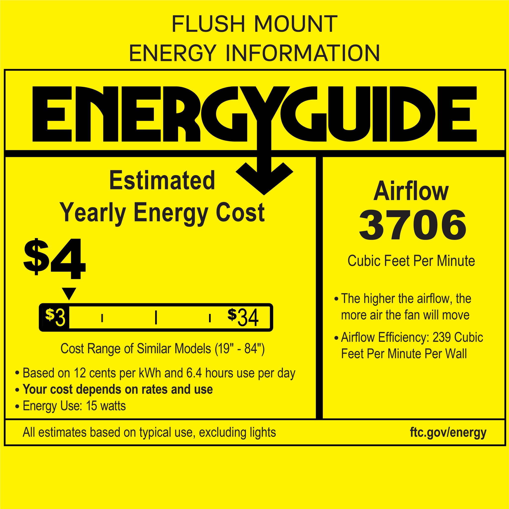 Collins 52" Ceiling Fan in Midnight Black w/ Dark Walnut Blade D:52'' H:8 19/32''