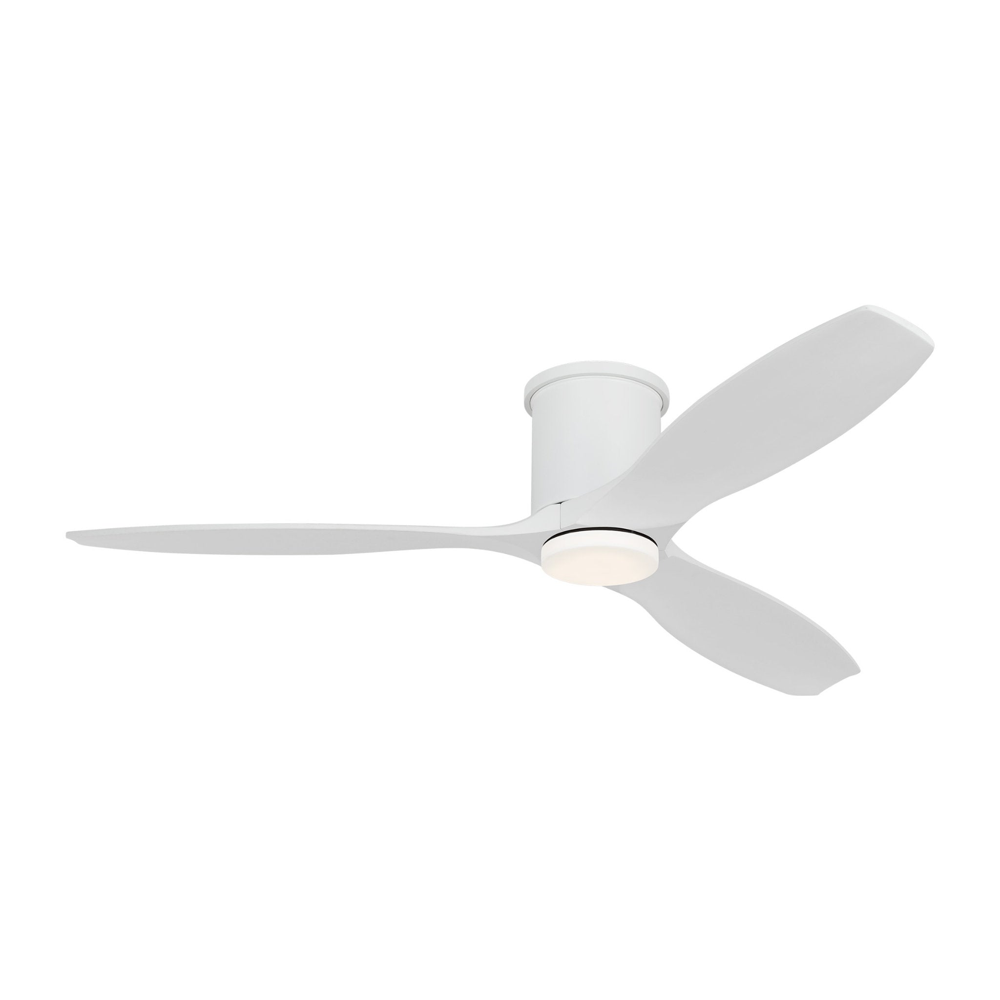 Collins 52" LED Ceiling Fan in Matte White w/ Matte White Blade D:52'' H:10 5/16''