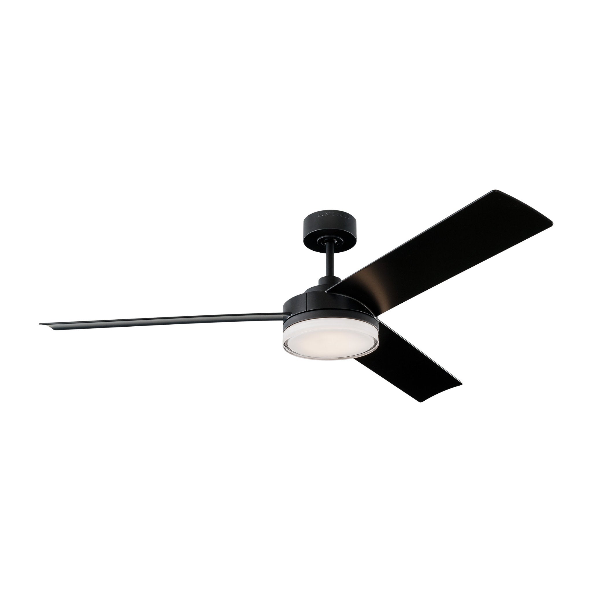 Sean Lavin Cirque 56" LED Ceiling Fan in Midnight Black w/ Midnight Black Blade D:56'' H:13 1/2''