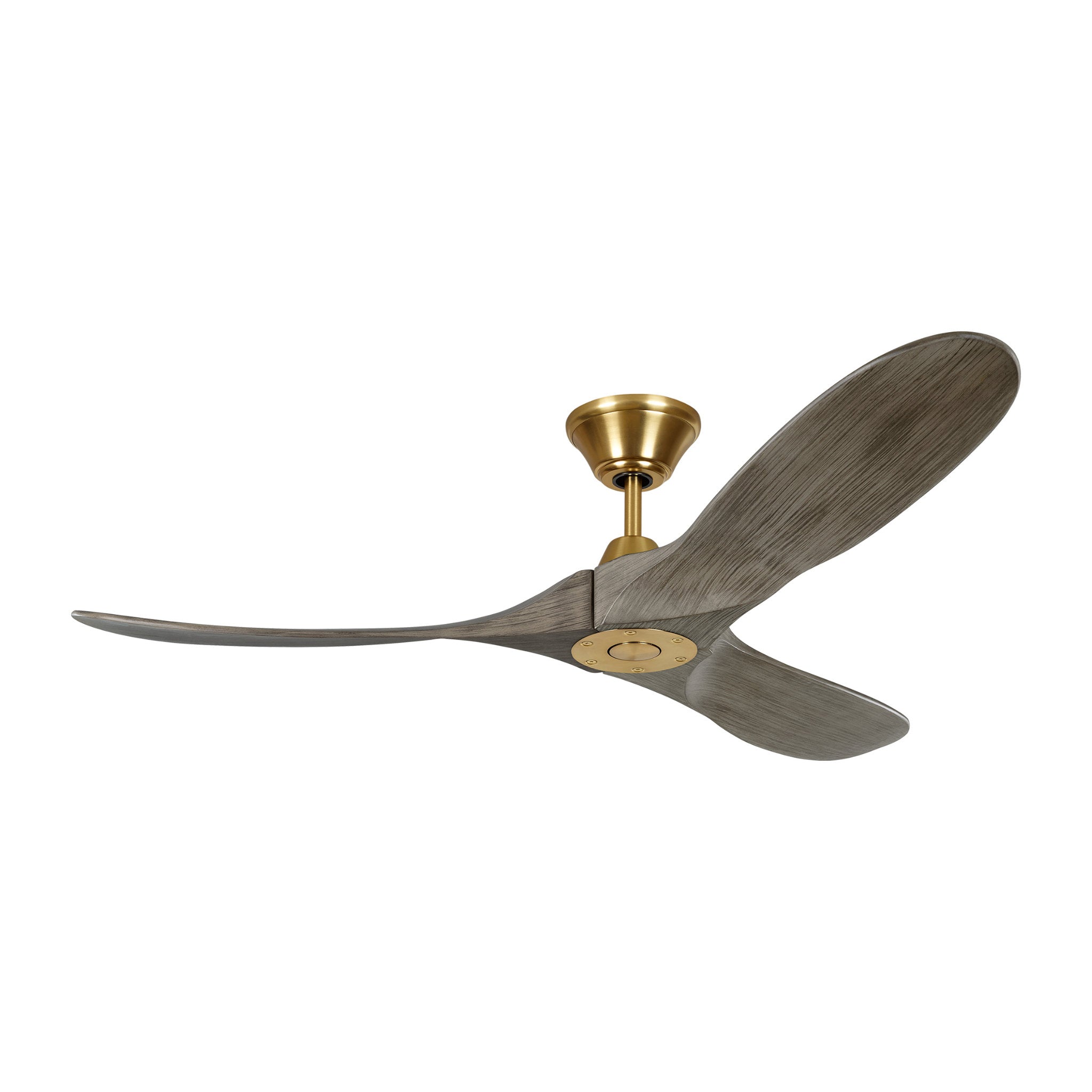 Maverick 52" Ceiling Fan in Aged Pewter w/ Light Grey Weathered Oak Blade D:52'' H:11 11/16''