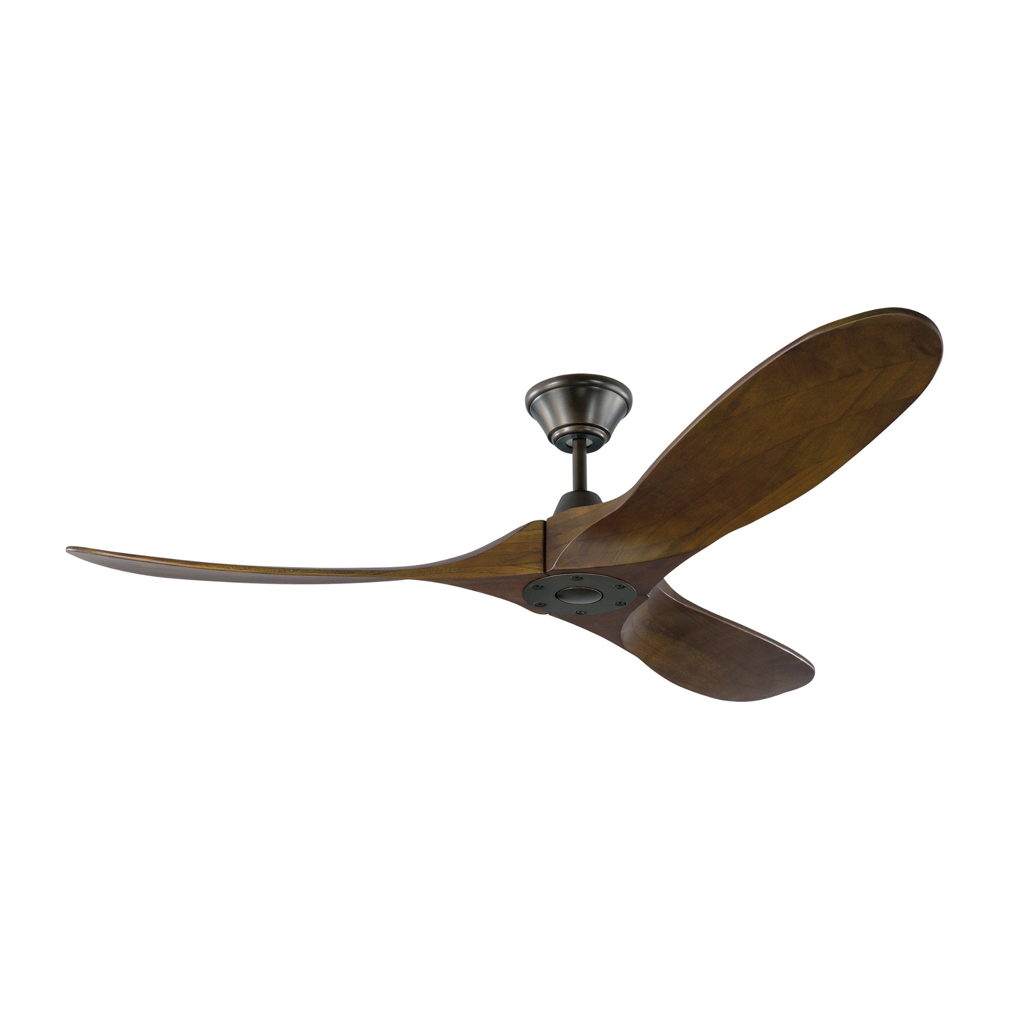 Maverick 52" Ceiling Fan in Matte Black w/ Dark Walnut Blade D:52'' H:11 11/16''