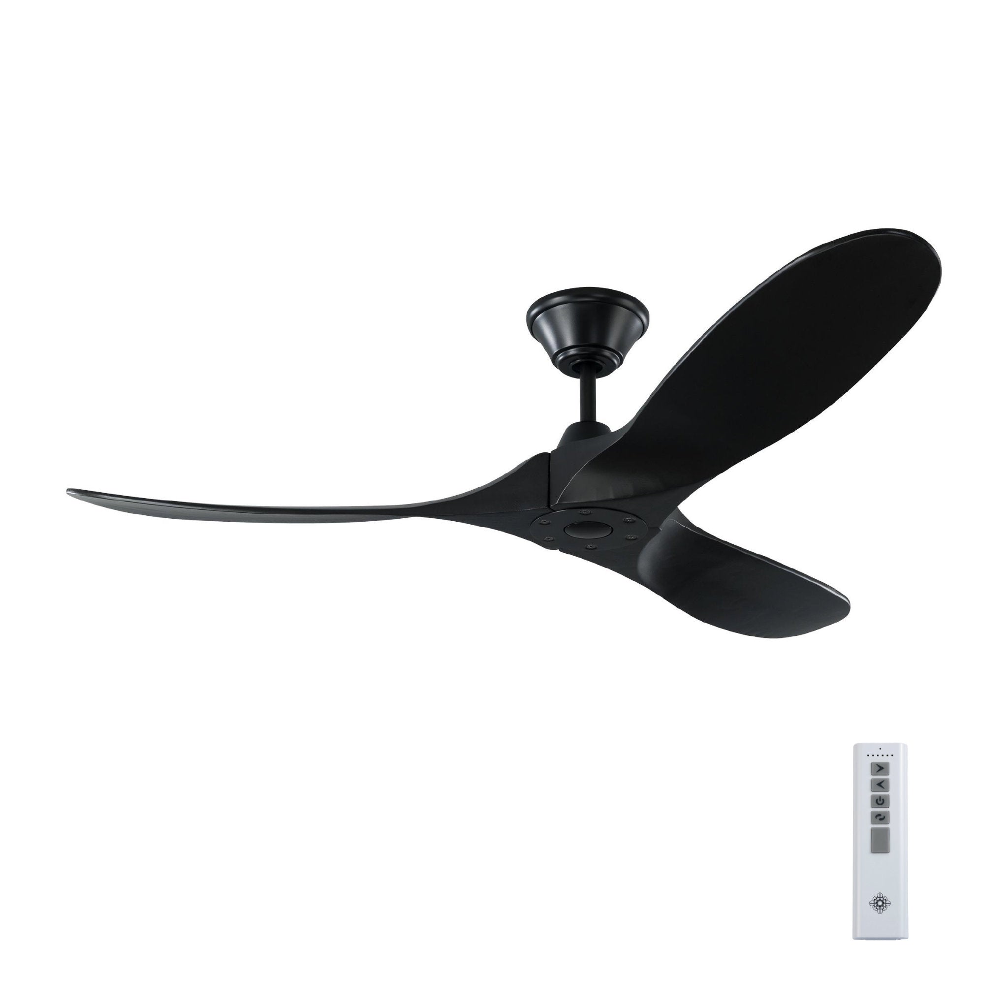 Maverick 52" Ceiling Fan in Matte Black w/ Matte Black Blade D:52'' H:11 11/16''