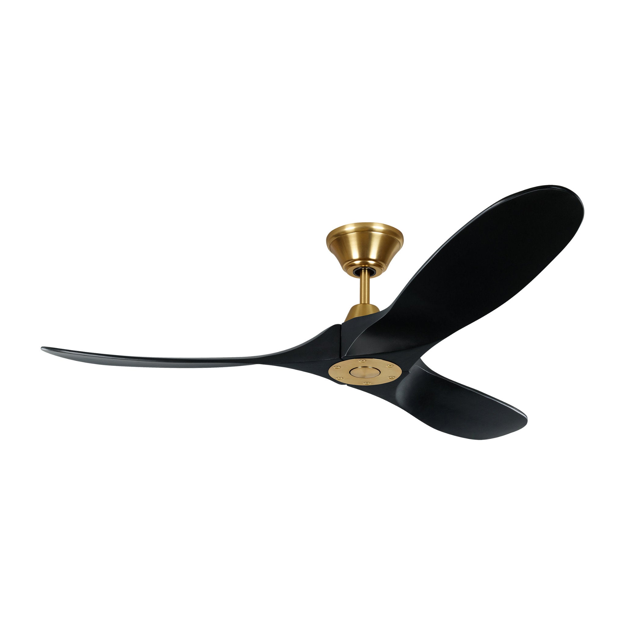 Maverick 52" Ceiling Fan in Matte Black w/ Matte Black Blade D:52'' H:11 11/16''