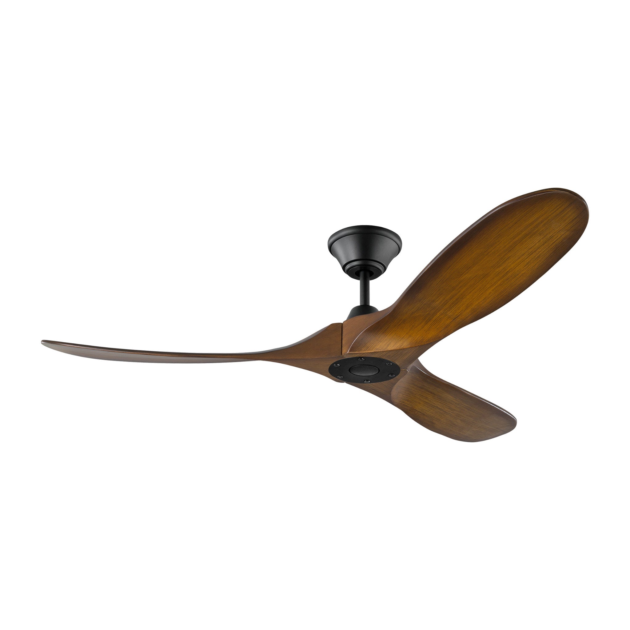 Maverick 52" Ceiling Fan in Brushed Steel w/ Koa Blade D:52'' H:11 11/16''