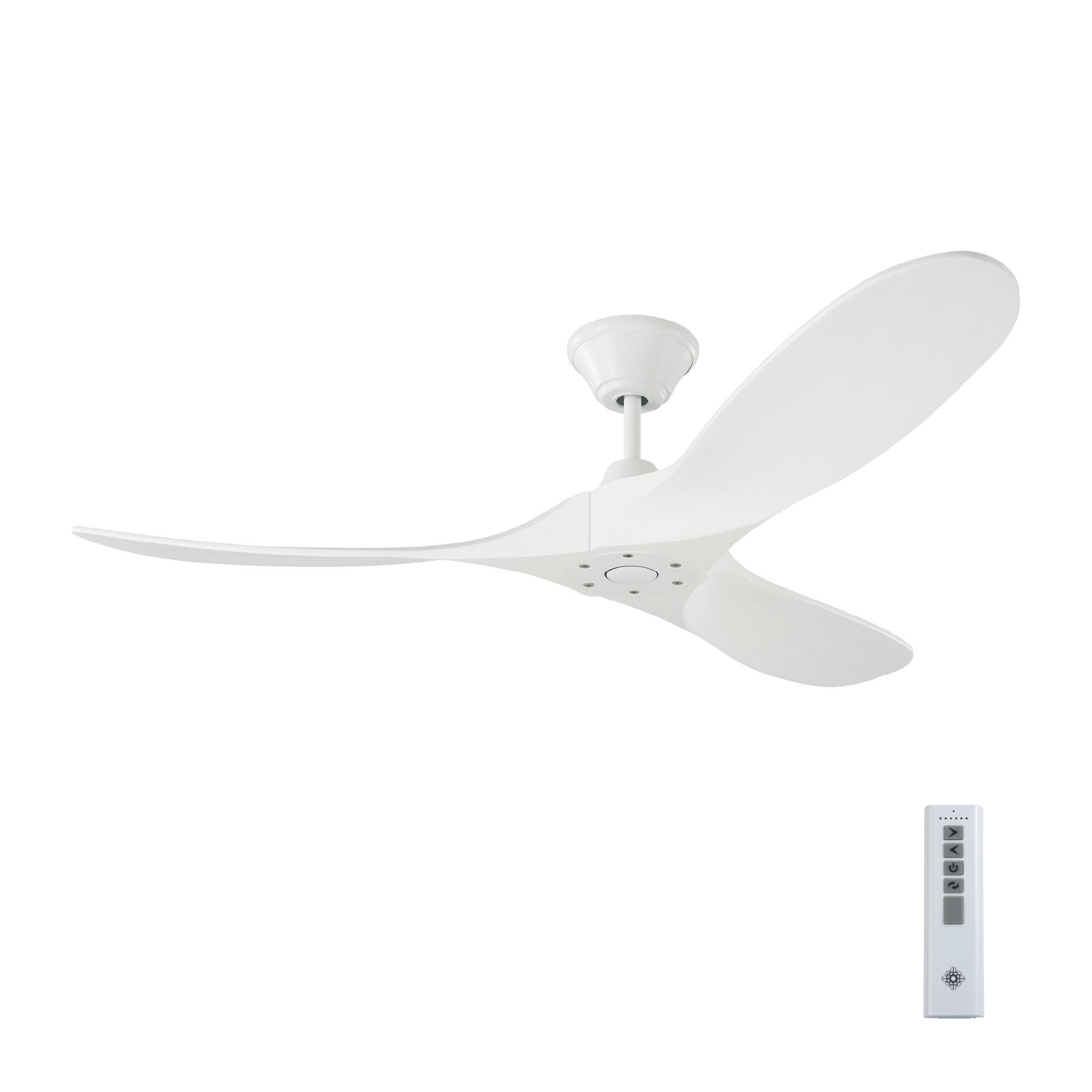 Maverick 52" Ceiling Fan in Matte White w/ Matte White Blade D:52'' H:11 11/16''