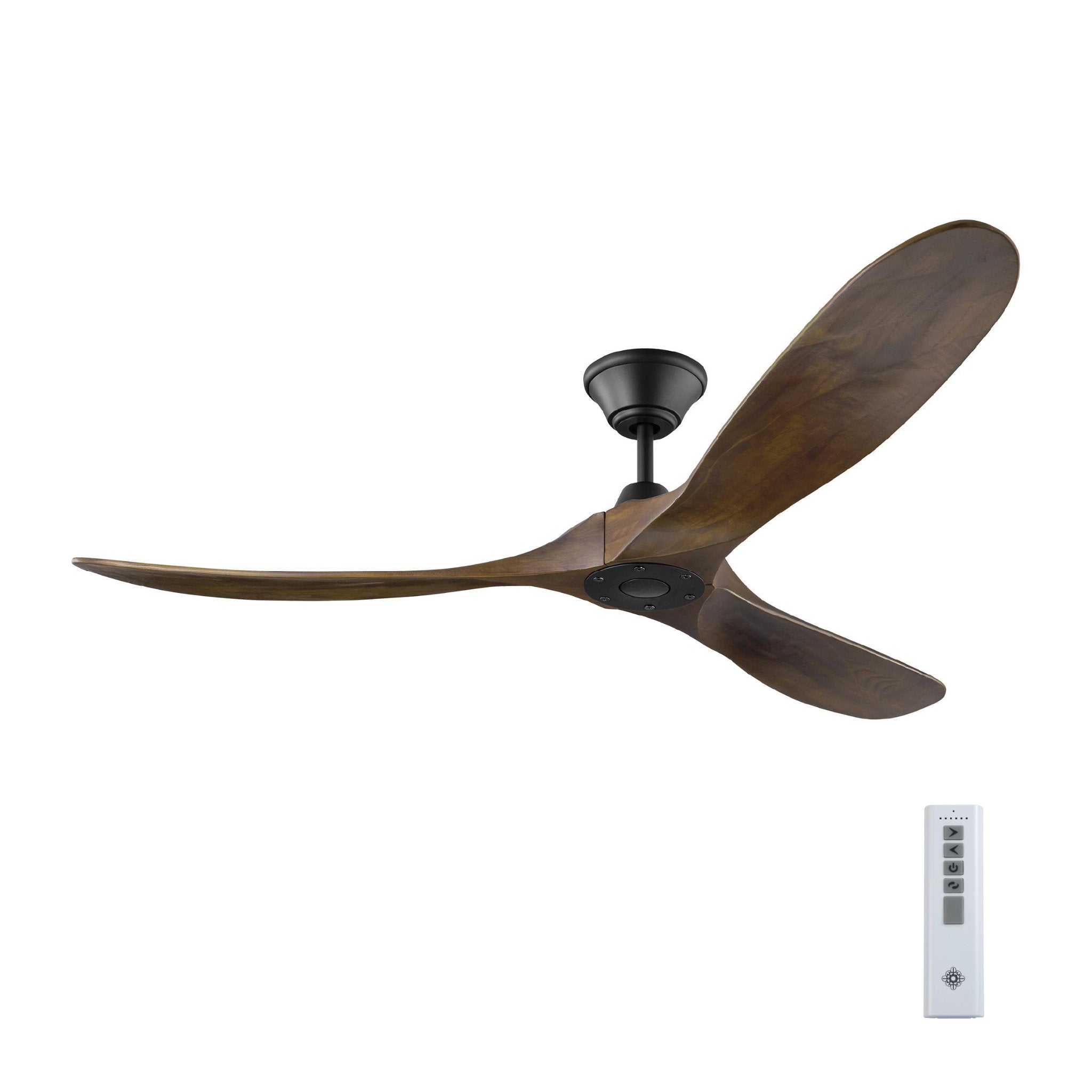 Maverick 60" Ceiling Fan in Matte Black w/ Dark Walnut Blade D:60'' H:11 11/16''