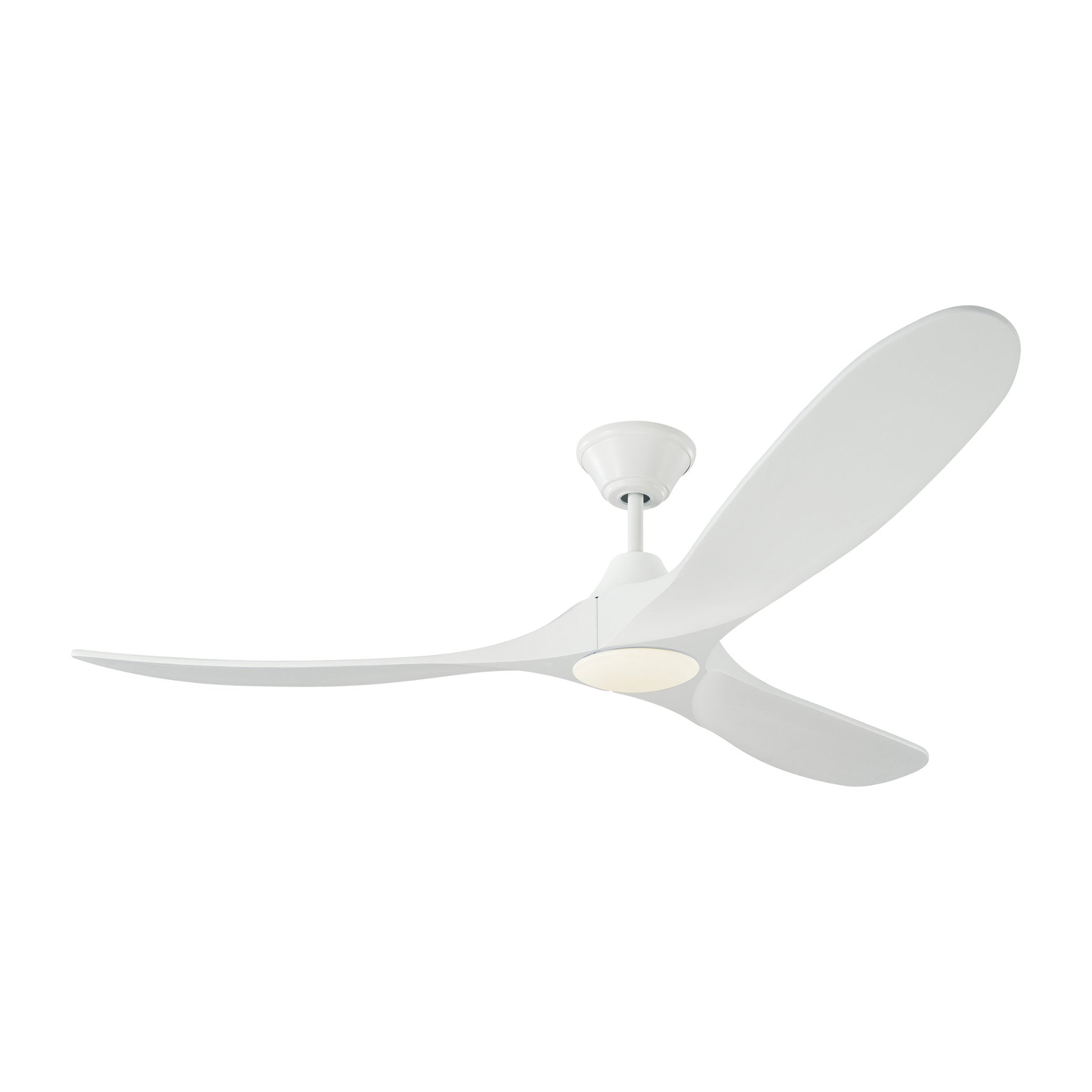 Maverick 60" LED Ceiling Fan in Matte White w/ Matte White Blade D:60'' H:13 13/16''