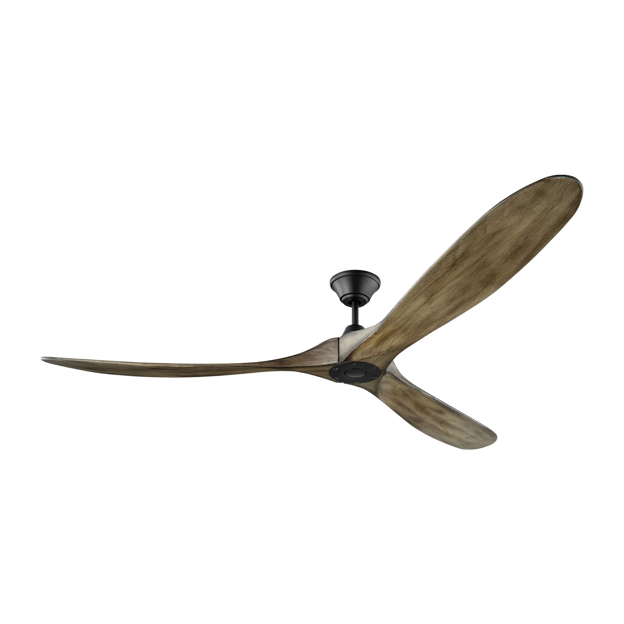 Maverick 70" Ceiling Fan in Aged Pewter w/ Light Grey Weathered Oak Blade D:70'' H:11 11/16''