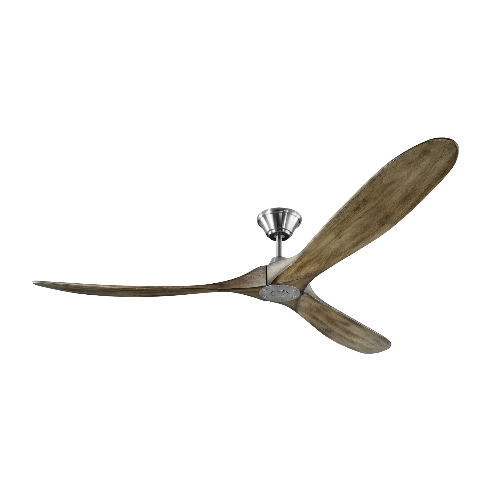Maverick 70" Ceiling Fan in Aged Pewter w/ Light Grey Weathered Oak Blade D:70'' H:11 11/16''