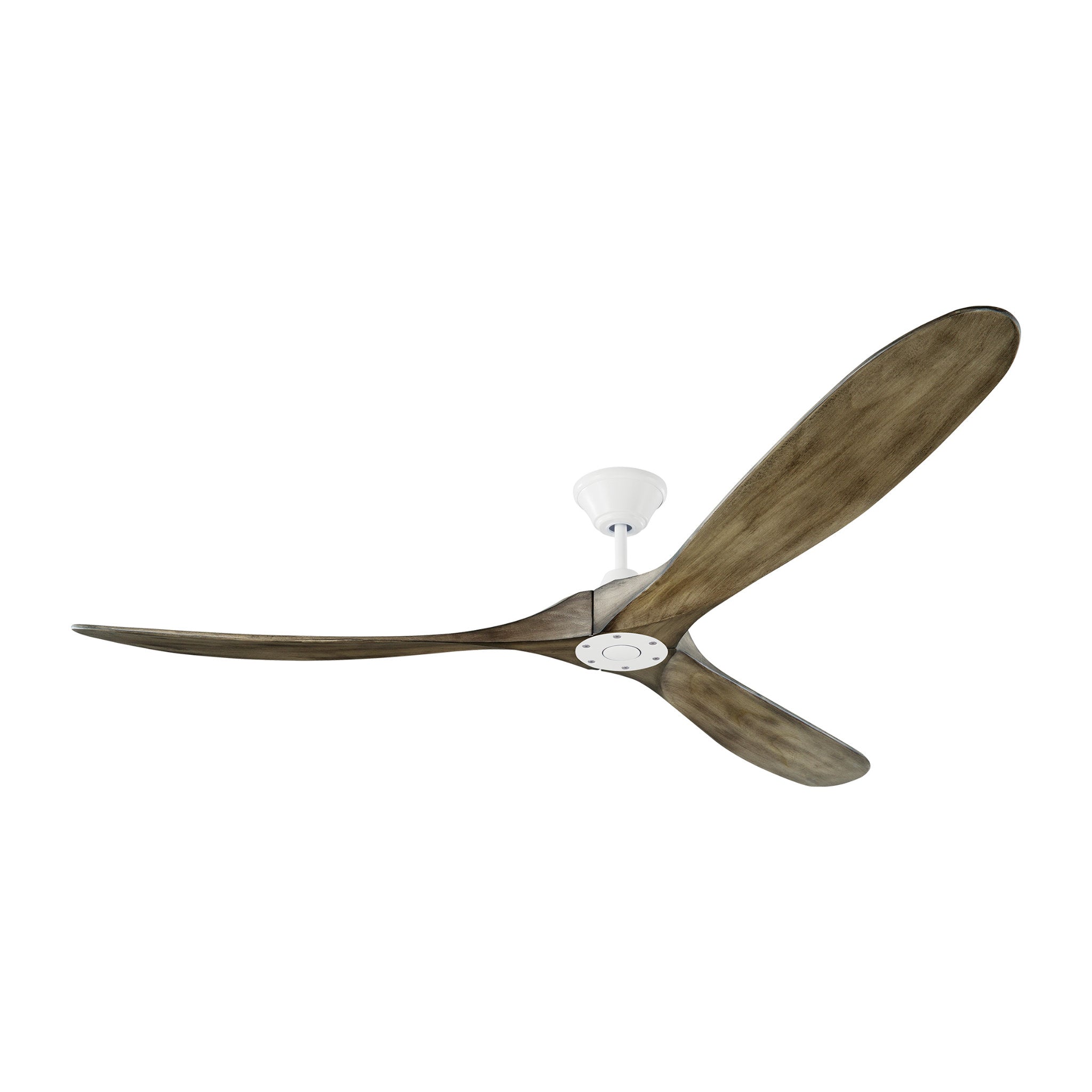 Maverick 70" Ceiling Fan in Aged Pewter w/ Light Grey Weathered Oak Blade D:70'' H:11 11/16''