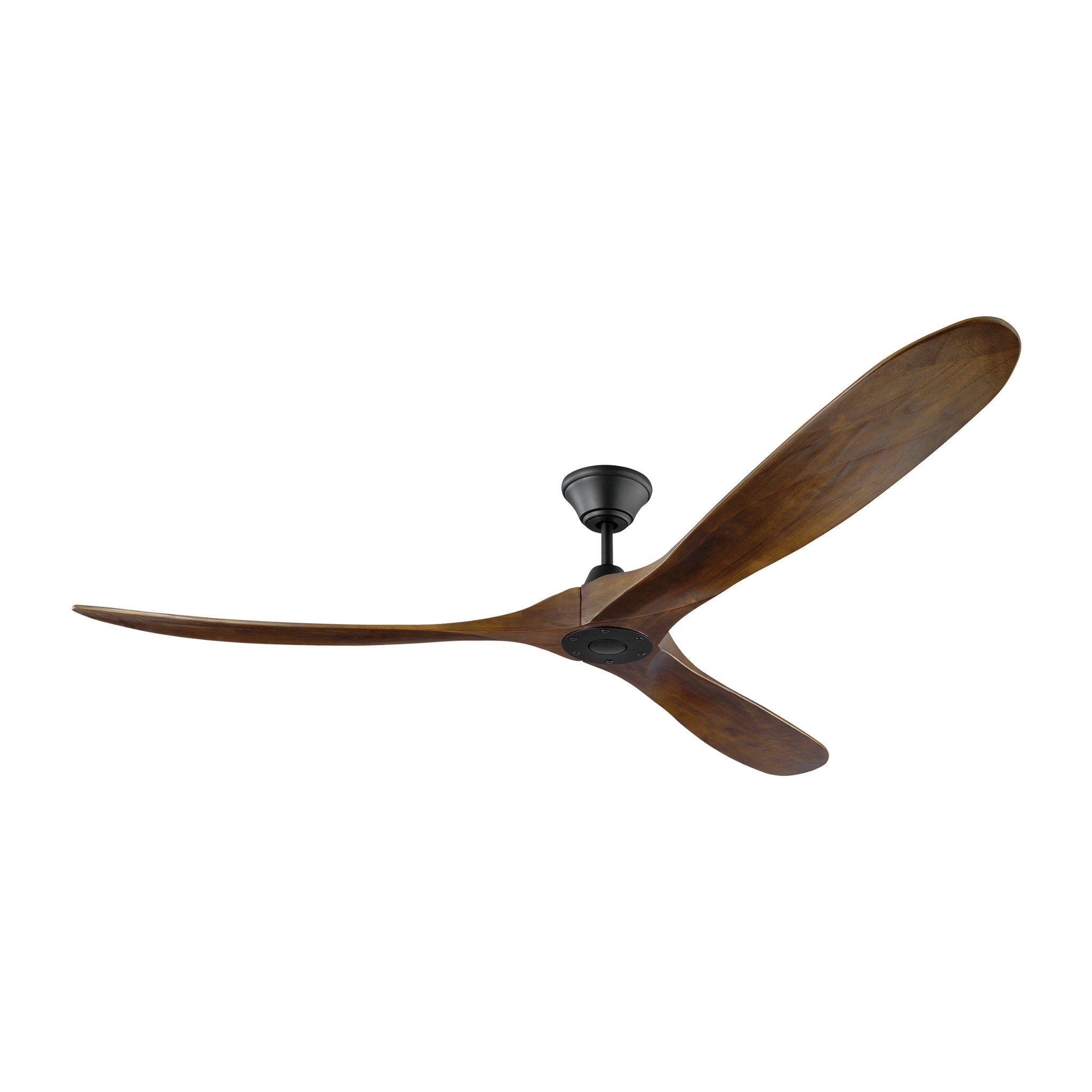 Maverick 70" Ceiling Fan in Matte Black w/ Dark Walnut Blade D:70'' H:11 11/16''