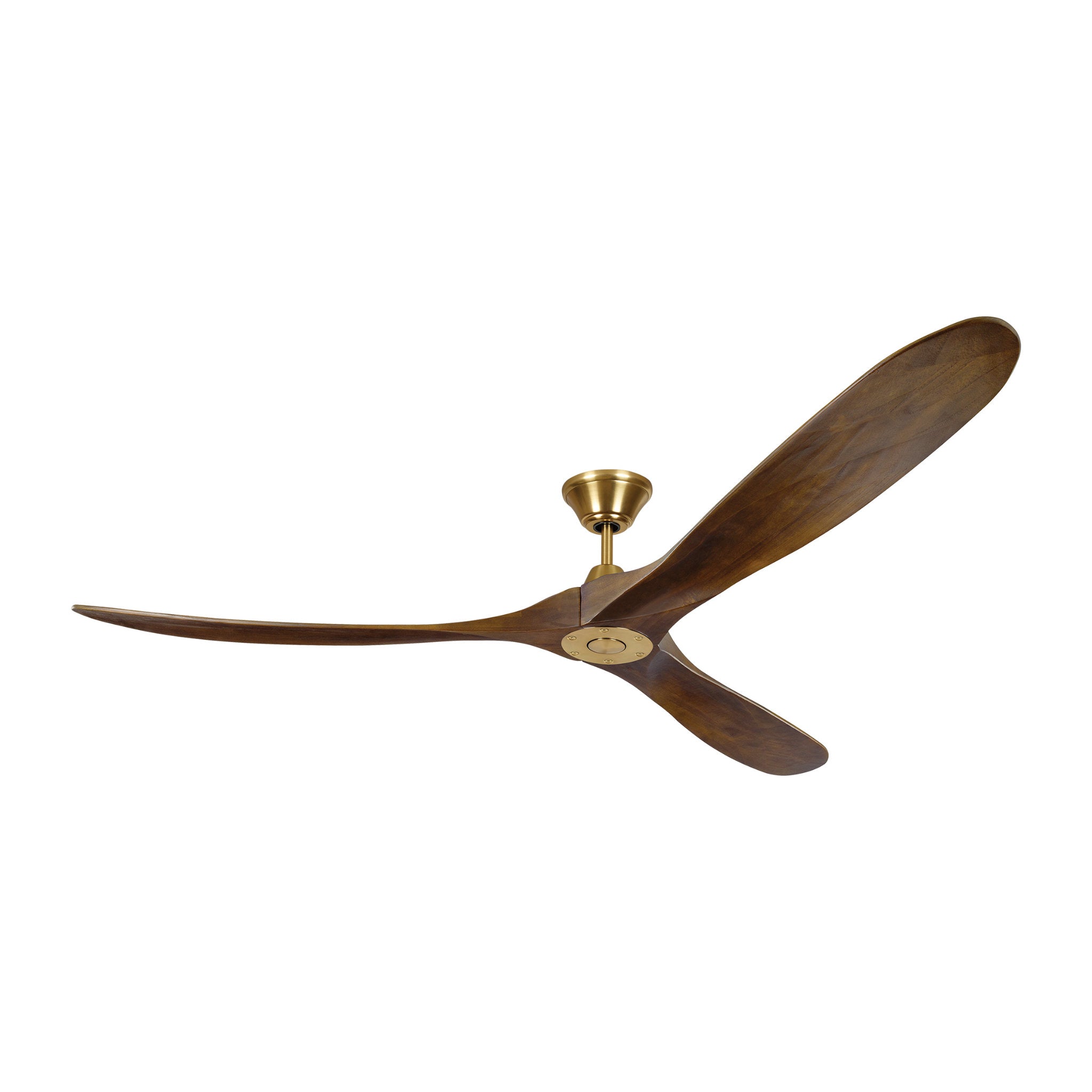 Maverick 70" Ceiling Fan in Matte Black w/ Dark Walnut Blade D:70'' H:11 11/16''