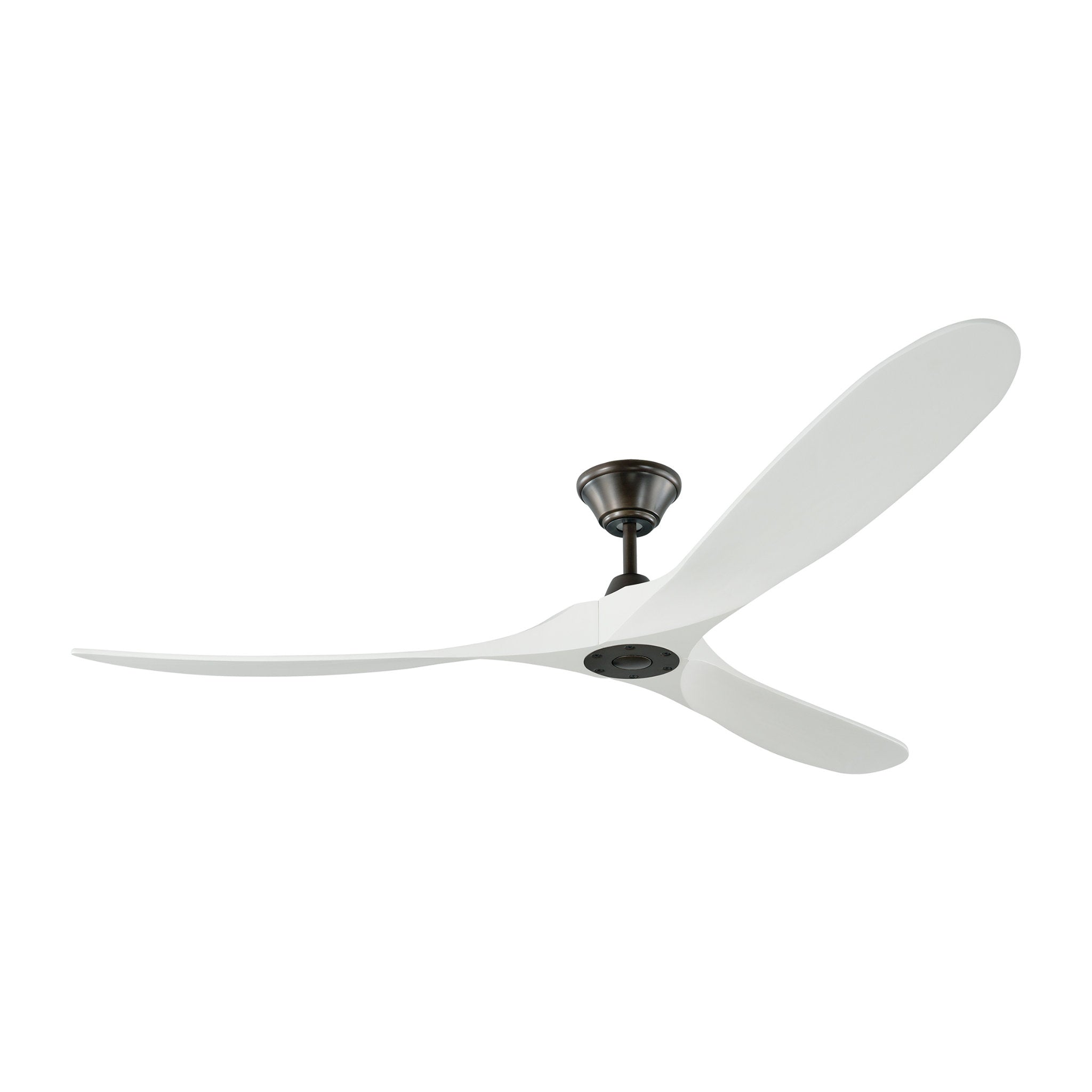 Maverick 70" Ceiling Fan in Matte White w/ Matte White Blade D:70'' H:11 11/16''