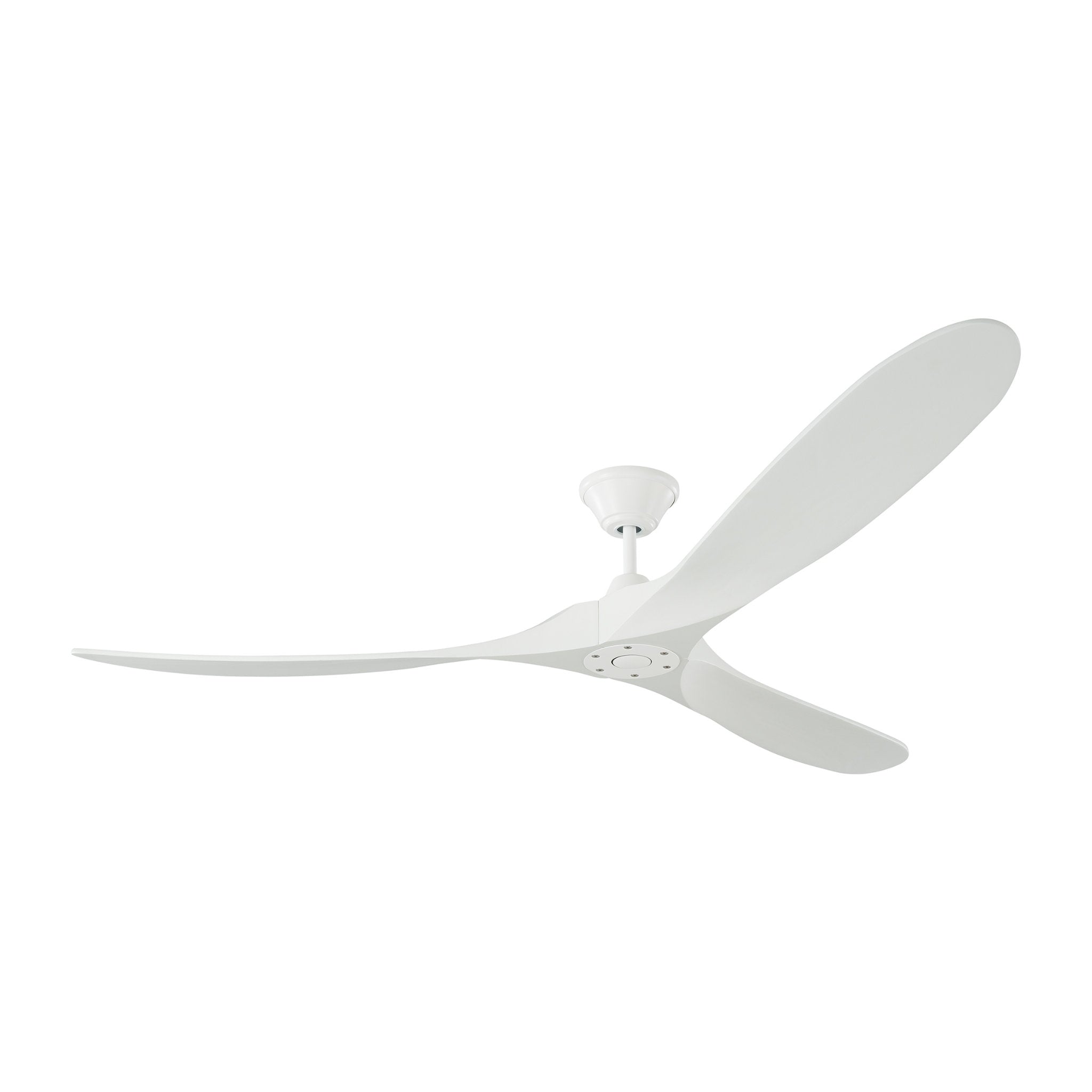 Maverick 70" Ceiling Fan in Matte White w/ Matte White Blade D:70'' H:11 11/16''