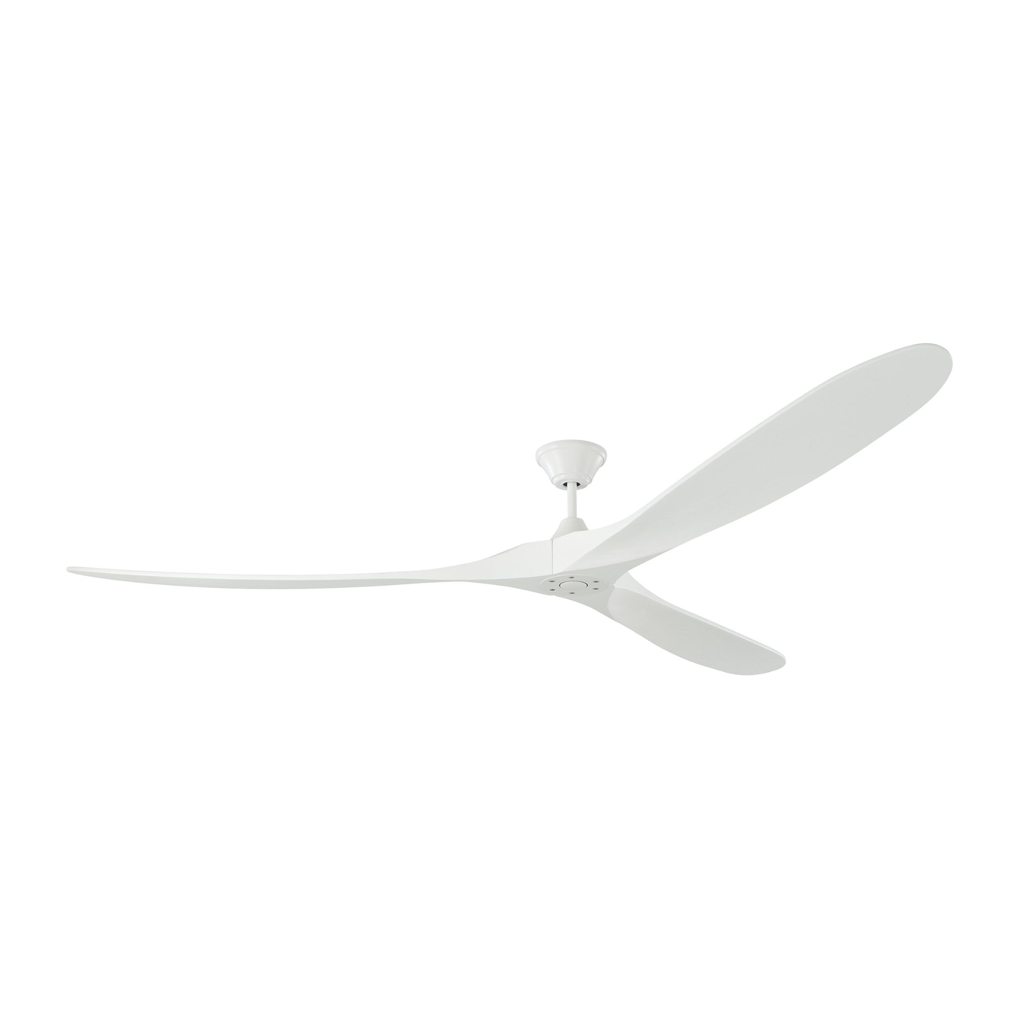 Maverick 88" Ceiling Fan in Matte White w/ Matte White Blade D:88'' H:13 29/32''