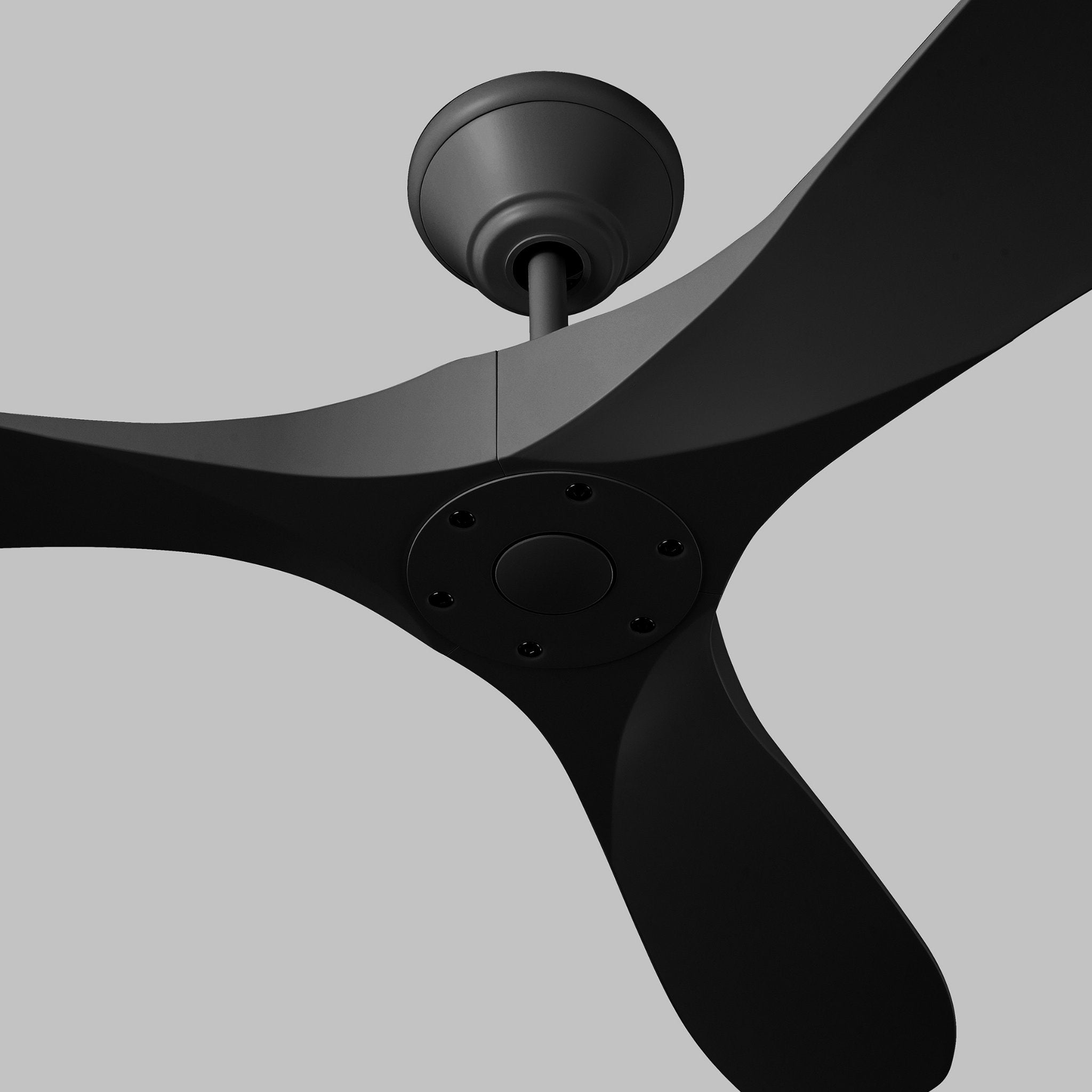 Maverick 52" Ceiling Fan in Midnight Black w/ Midnight Black Blade D:52'' H:12''