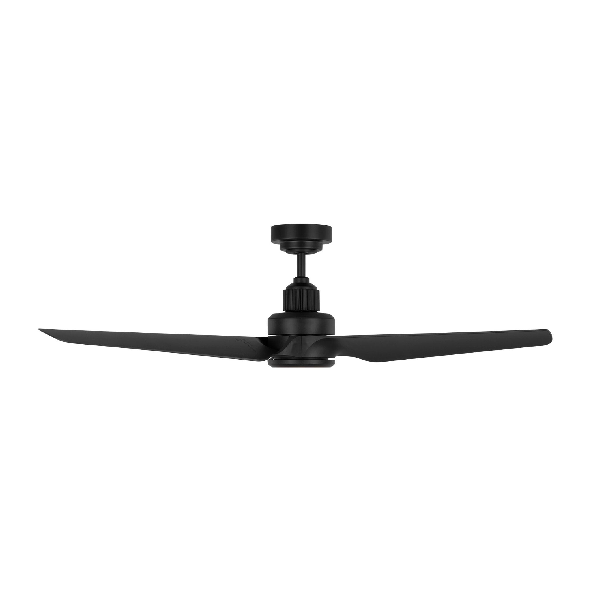 Chapman & Myers Ruhlmann 52" LED Ceiling Fan in Midnight Black w/ Midnight Black Blade D:52'' H:14 1/2''