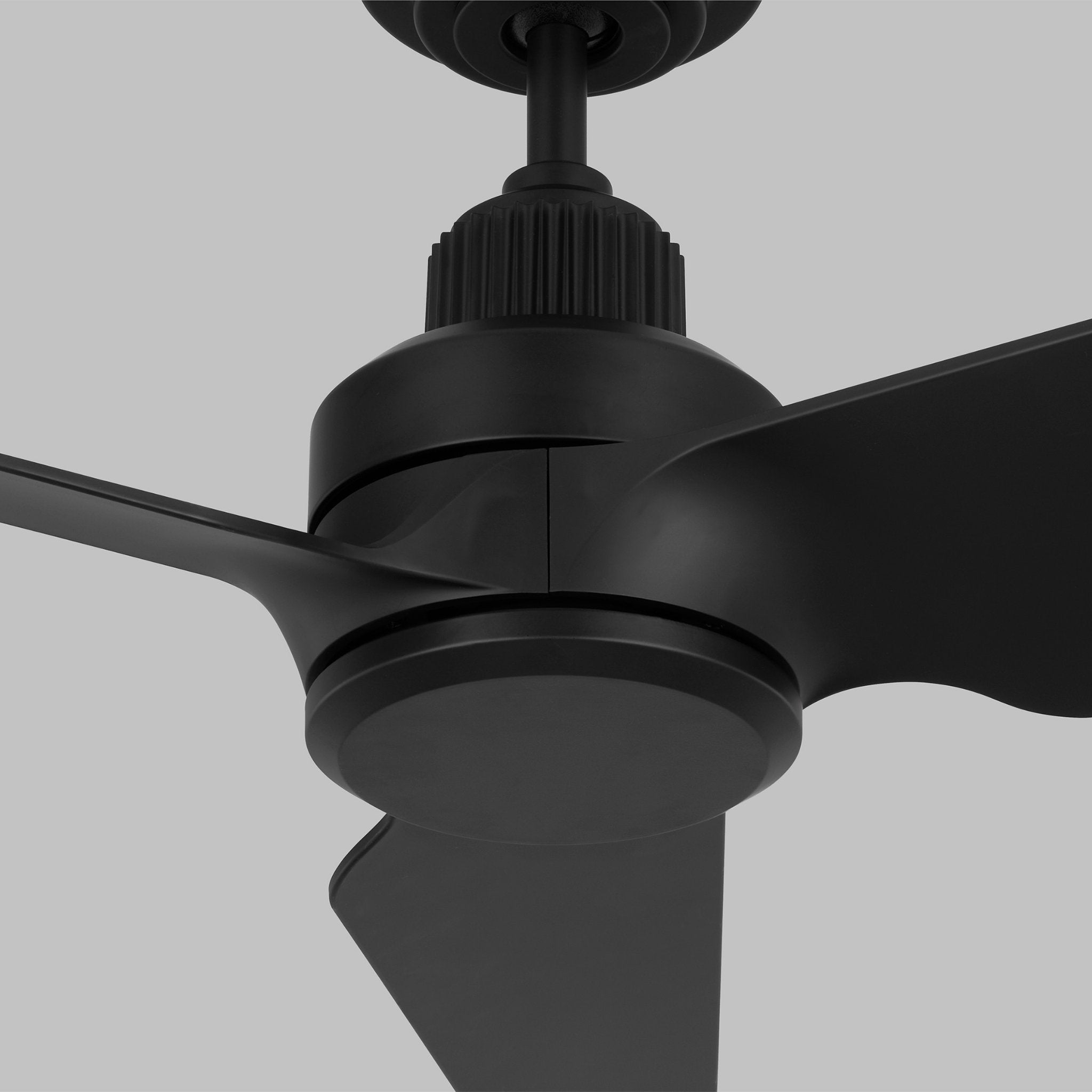 Chapman & Myers Ruhlmann 52" LED Ceiling Fan in Midnight Black w/ Midnight Black Blade D:52'' H:14 1/2''