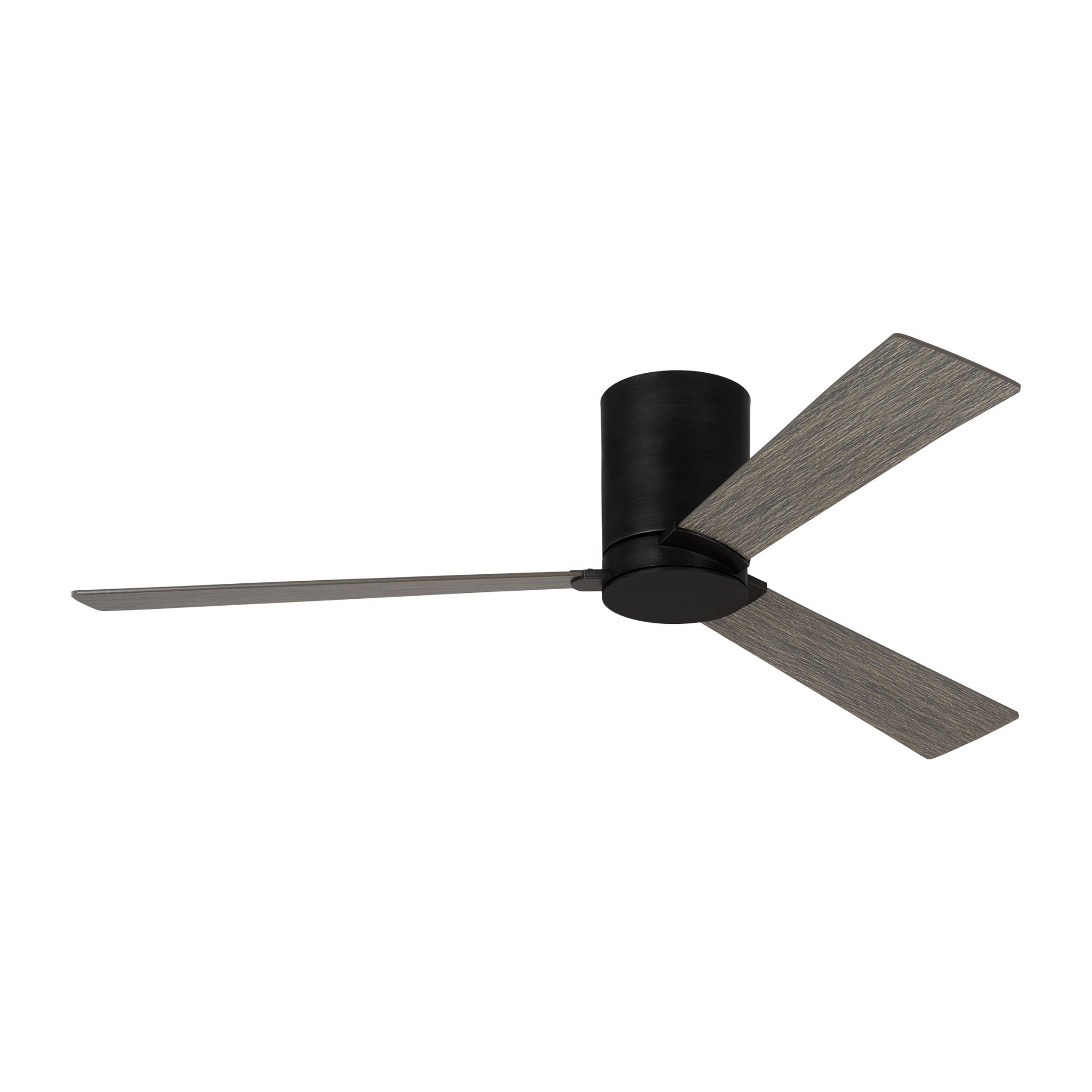 Rozzen 44" Ceiling Fan in Aged Pewter w/ Light Grey Weathered Oak Blade D:44'' H:9 5/16''