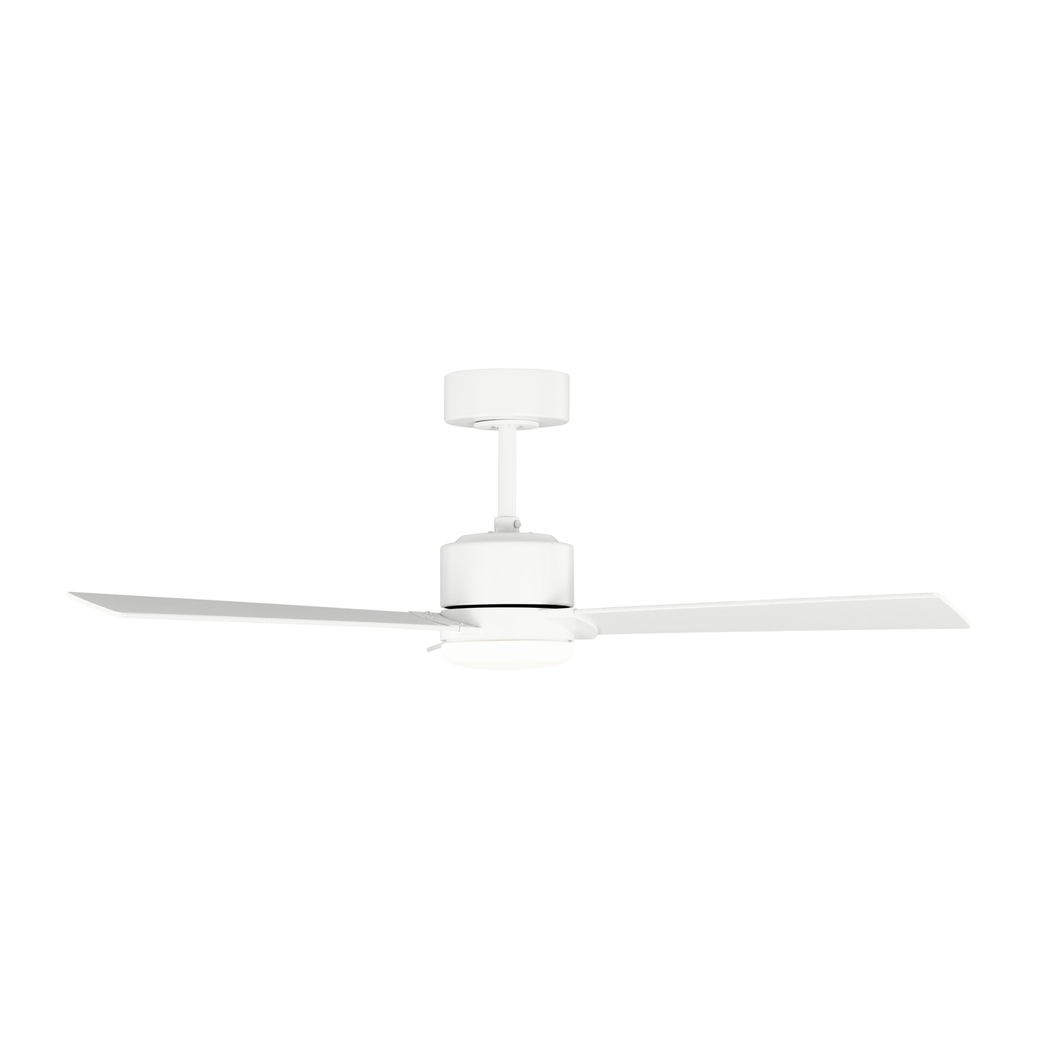 Rozzen 44" Ceiling Fan in Matte White w/ Matte White Blade D:44'' H:12 19/32''