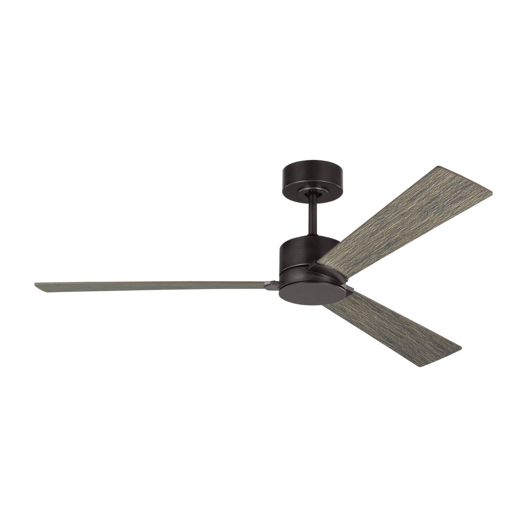Rozzen 52" Ceiling Fan in Aged Pewter w/ Light Grey Weathered Oak Blade D:52'' H:12 19/32''