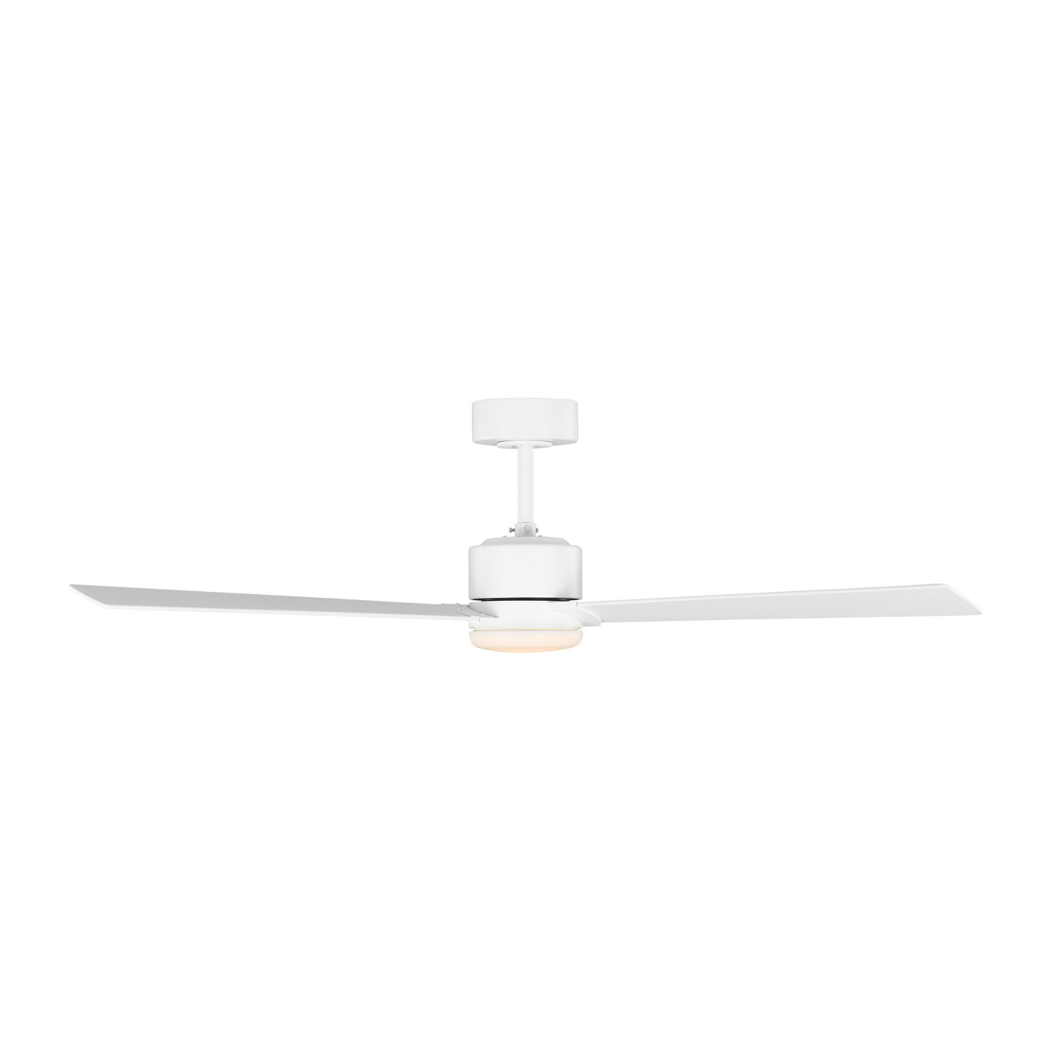 Rozzen 52" Ceiling Fan in Matte White w/ Matte White Blade D:52'' H:12 19/32''