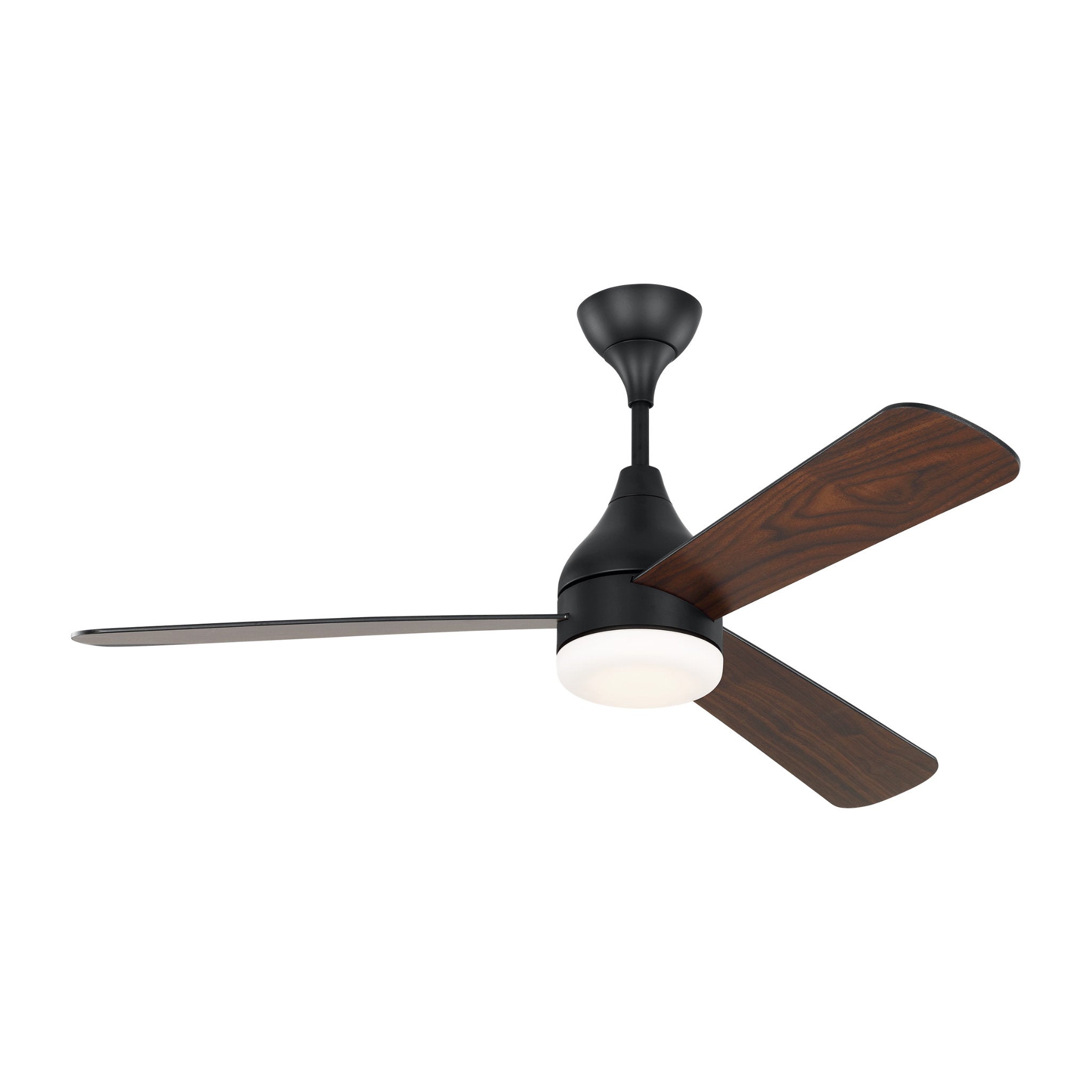 Barbara Barry Streaming 52" LED Ceiling Fan in Midnight Black w/ Midnight Black Blade D:52'' H:17 29/32''