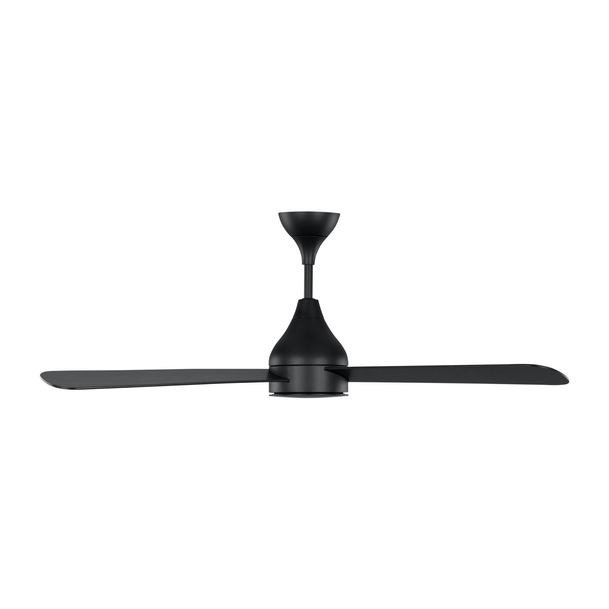 Barbara Barry Streaming 52" LED Ceiling Fan in Midnight Black w/ Midnight Black Blade D:52'' H:17 29/32''