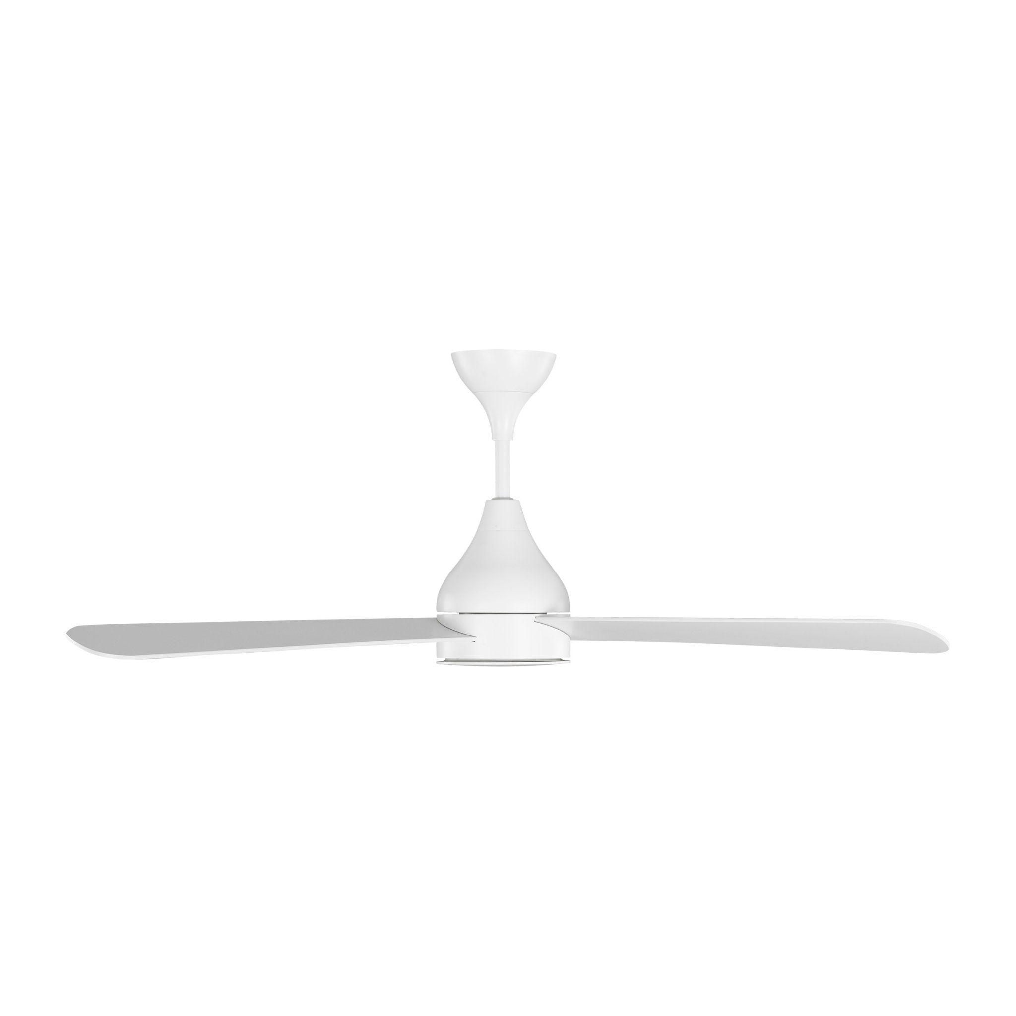 Barbara Barry Streaming 52" LED Ceiling Fan in Matte White w/ Matte White Blade D:52'' H:17 29/32''