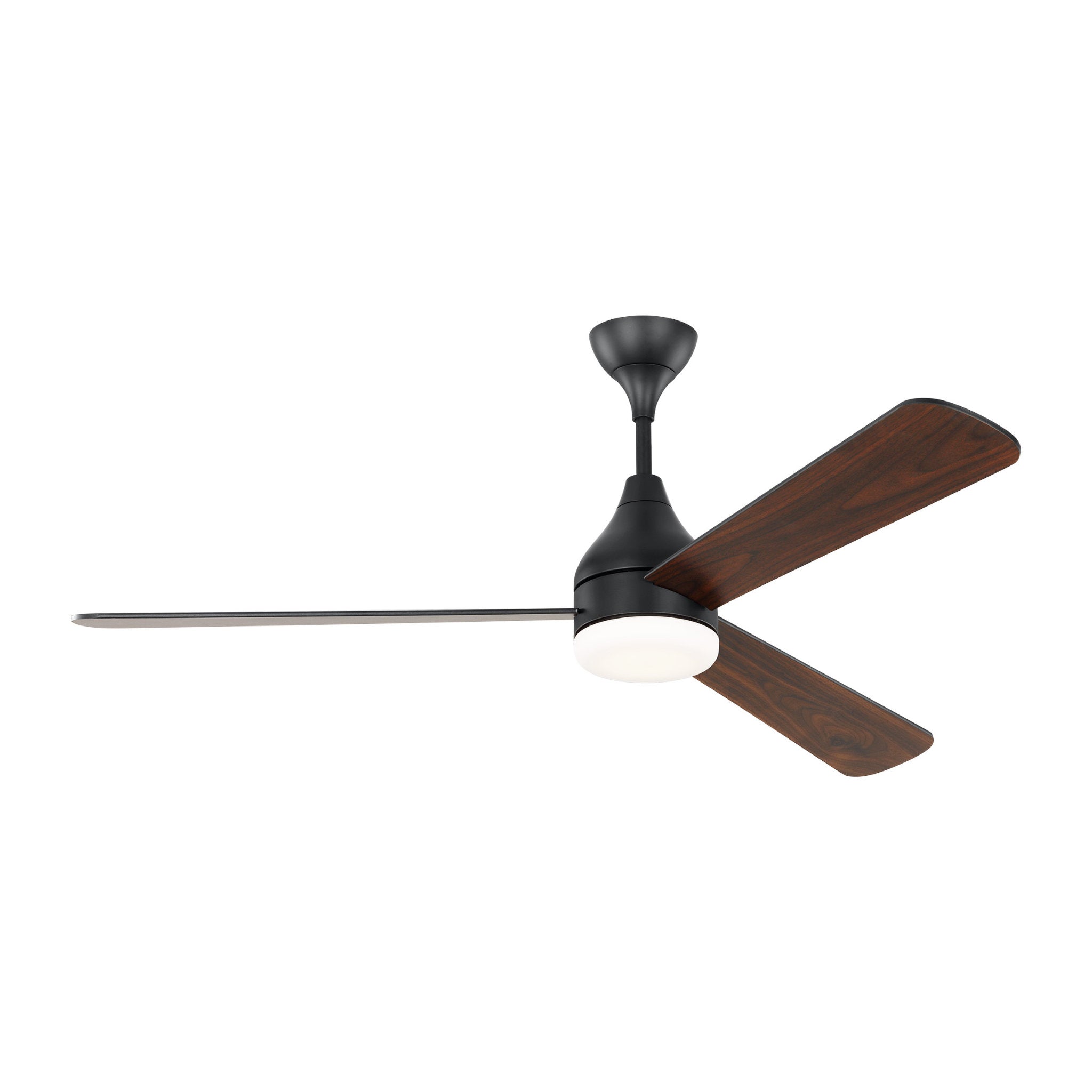 Barbara Barry Streaming 60" LED Ceiling Fan in Midnight Black w/ Midnight Black Blade D:60'' H:17 29/32''
