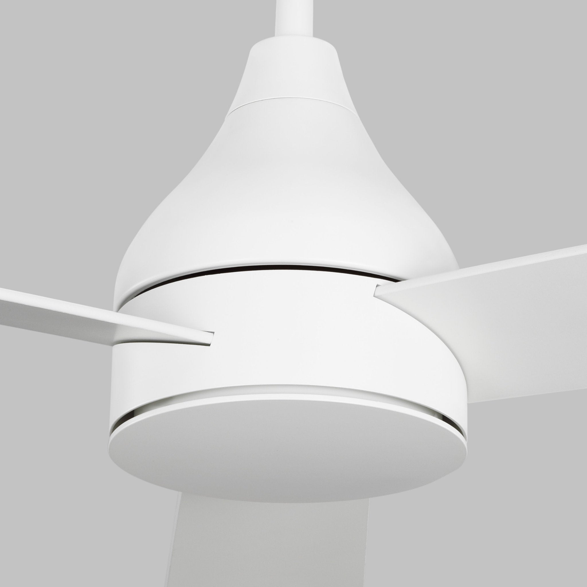 Barbara Barry Streaming 60" LED Ceiling Fan in Matte White w/ Matte White Blade D:60'' H:17 29/32''