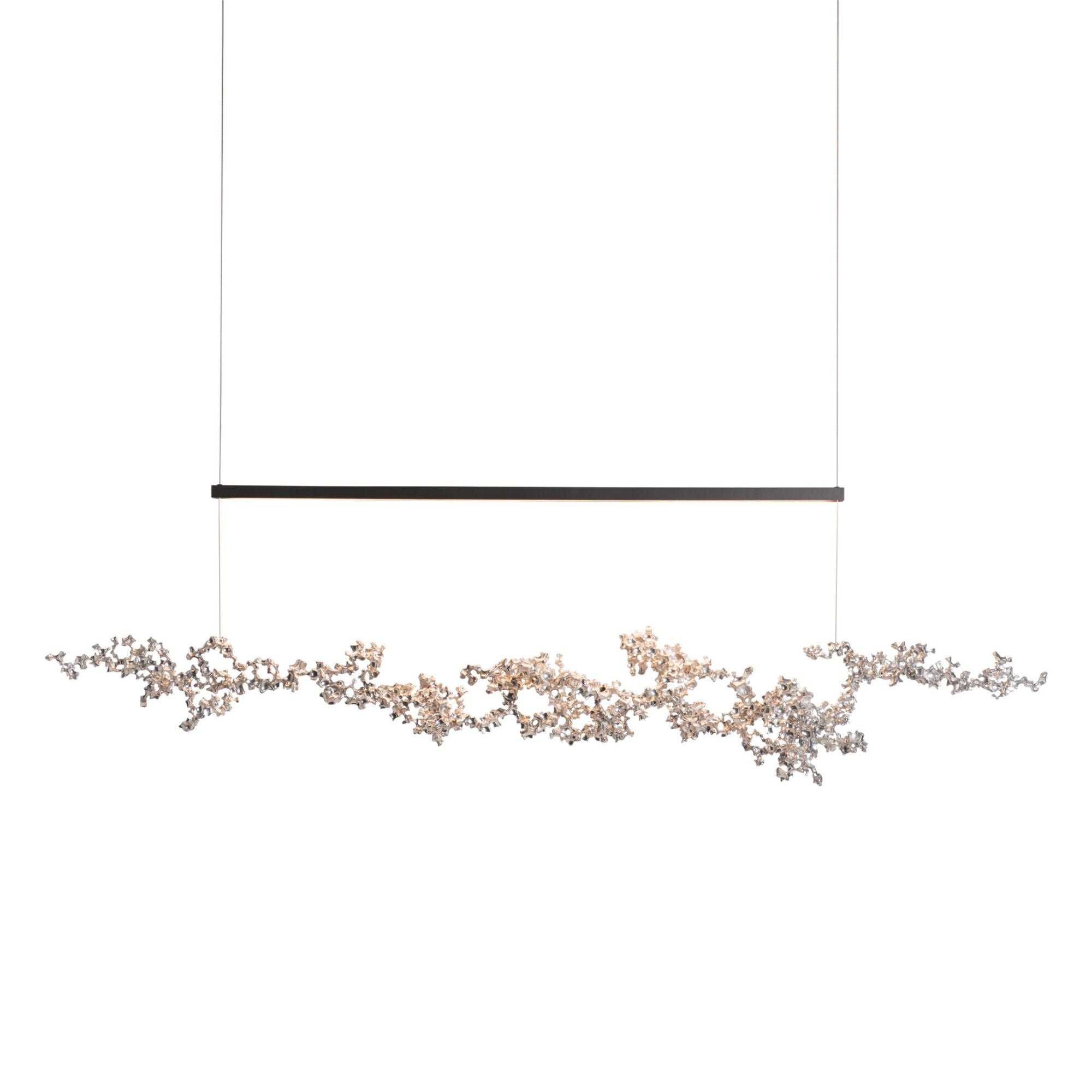 Coral LED Pendant Sterling Accent LED in Dark Smoke