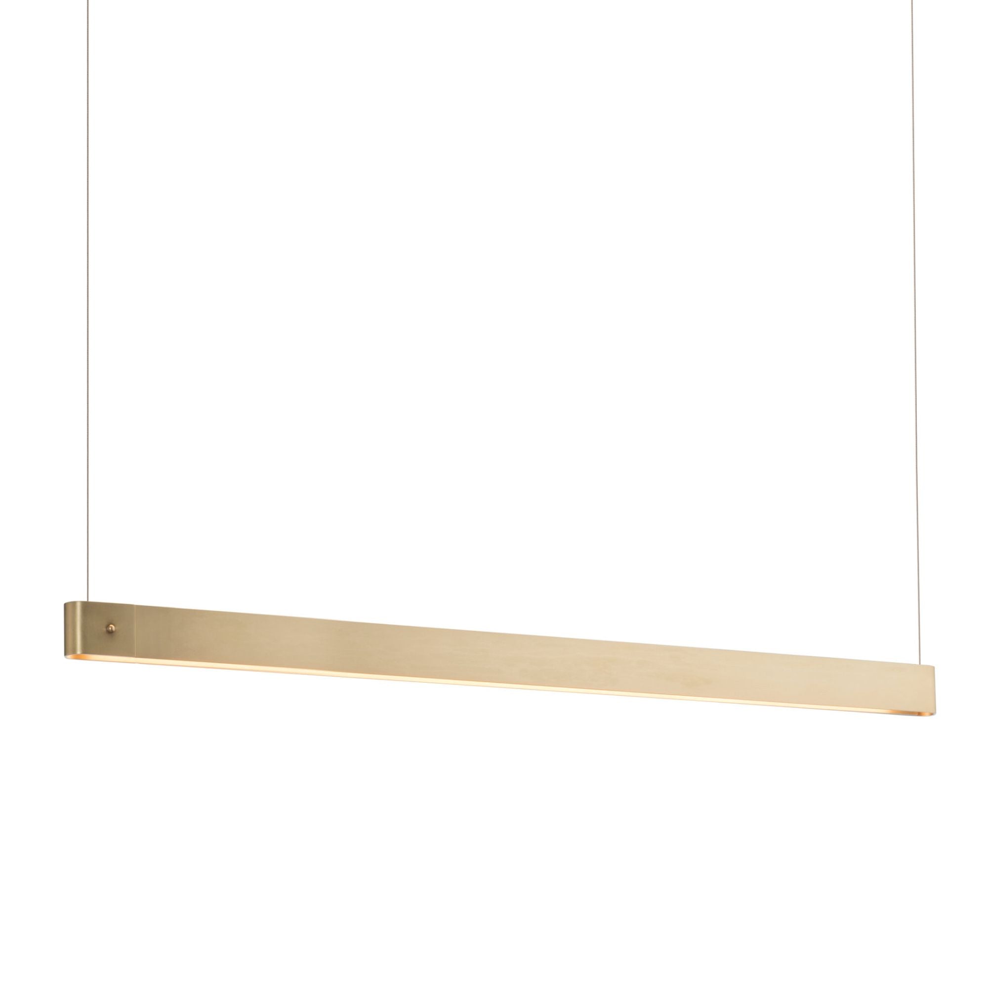Fold LED Pendant LED in Modern Brass